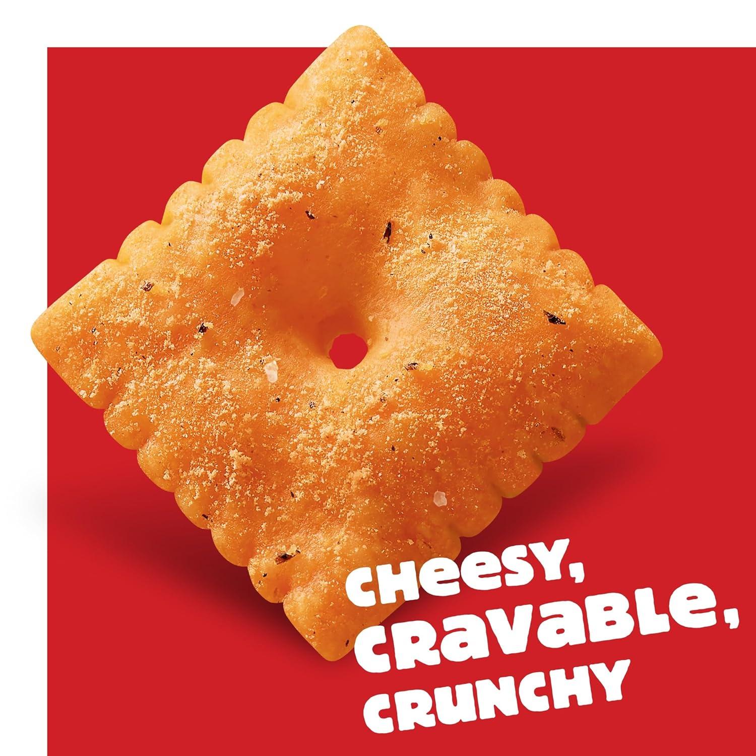 image:imageCheezIt Baked Snack Crackers Lunch Snacks Smoked Cheddar 124oz Box 1 Box