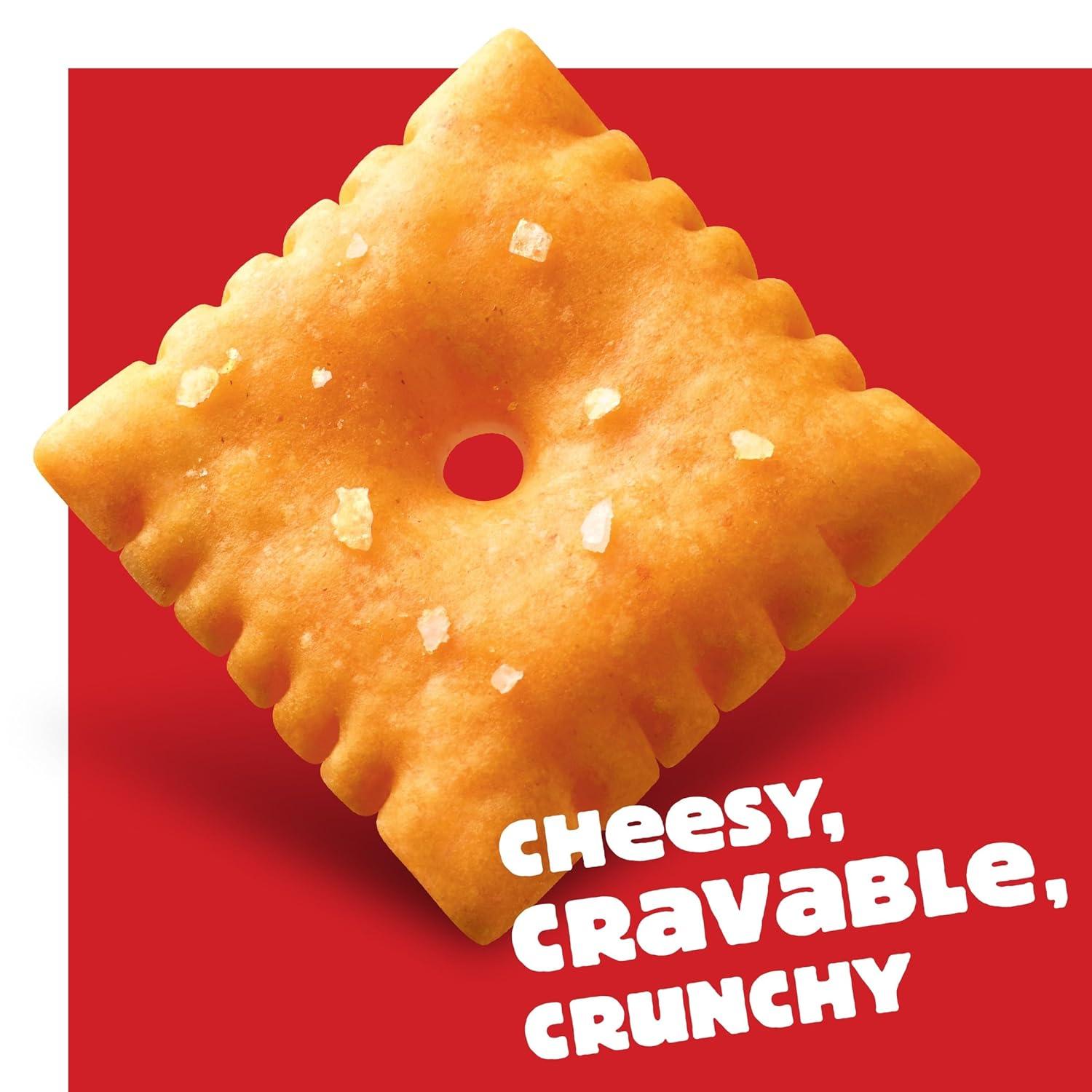 image:imageCheezIt Cheese Crackers Baked Snack Crackers Lunch Snacks Family Size Reduced Fat Original 19oz Box 1 BoxOriginal