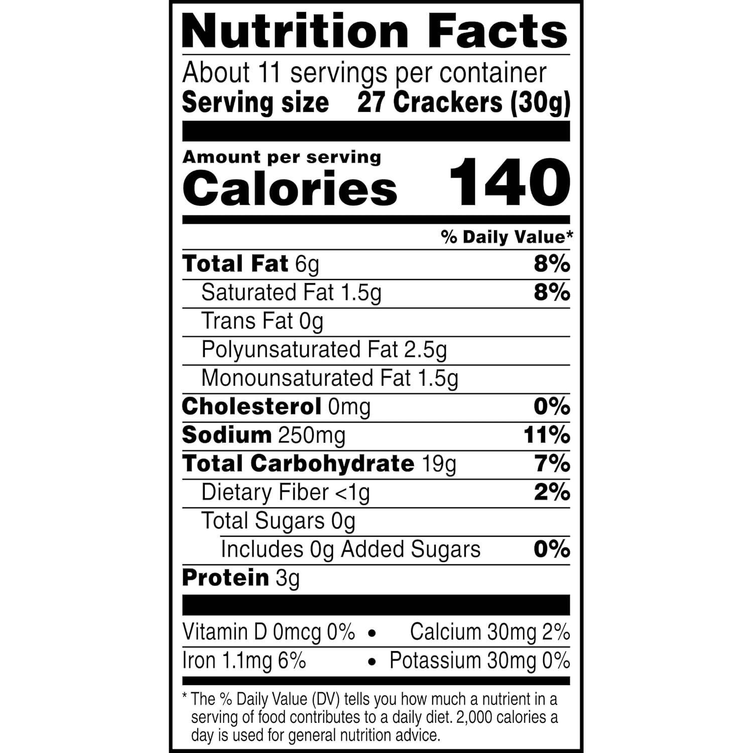 image:imageCheezIt Cheese Crackers Baked Snack Crackers Lunch Snacks Family Size Reduced Fat Original 19oz Box 1 BoxOriginal