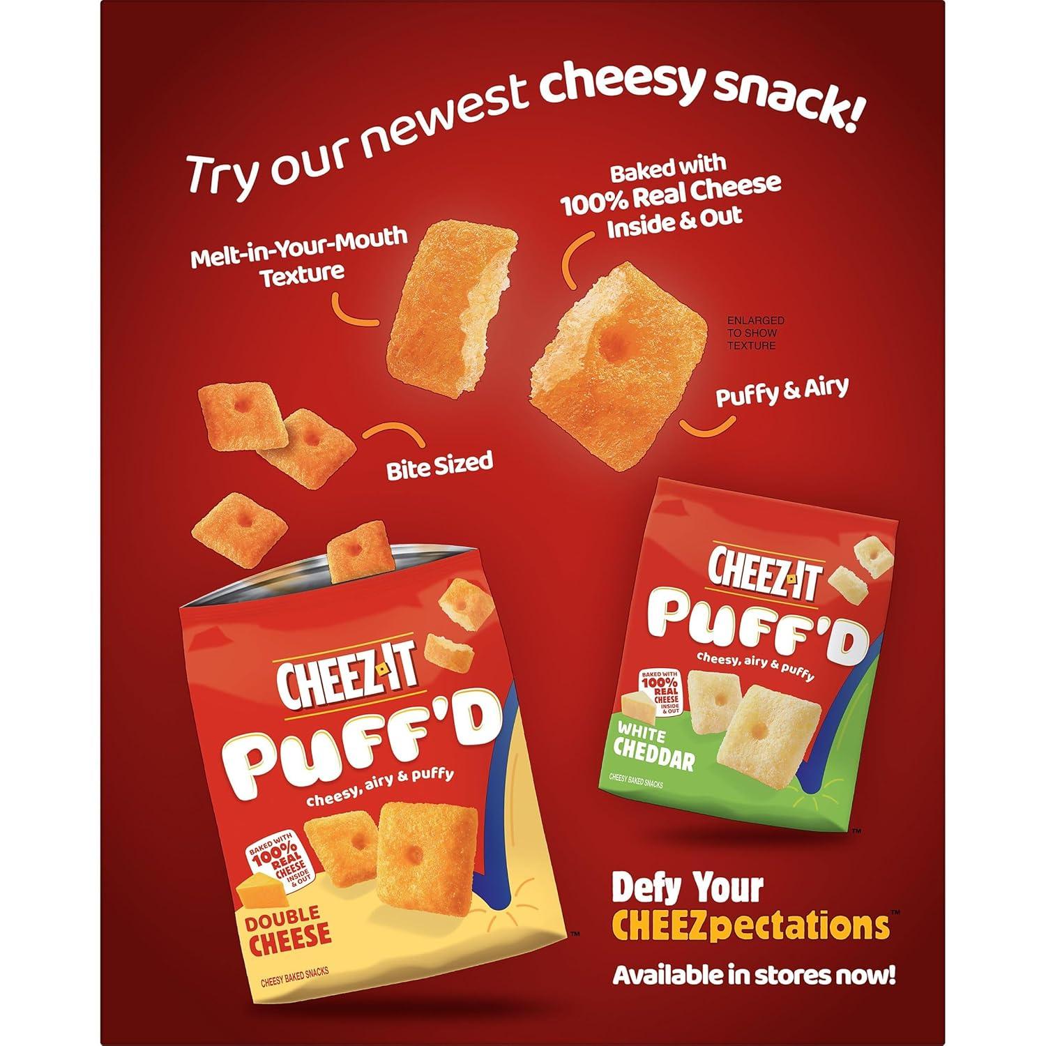 image:imageCheezIt Cheese Crackers Baked Snack Crackers Lunch Snacks Family Size Reduced Fat Original 19oz Box 1 BoxReduce Fat Original