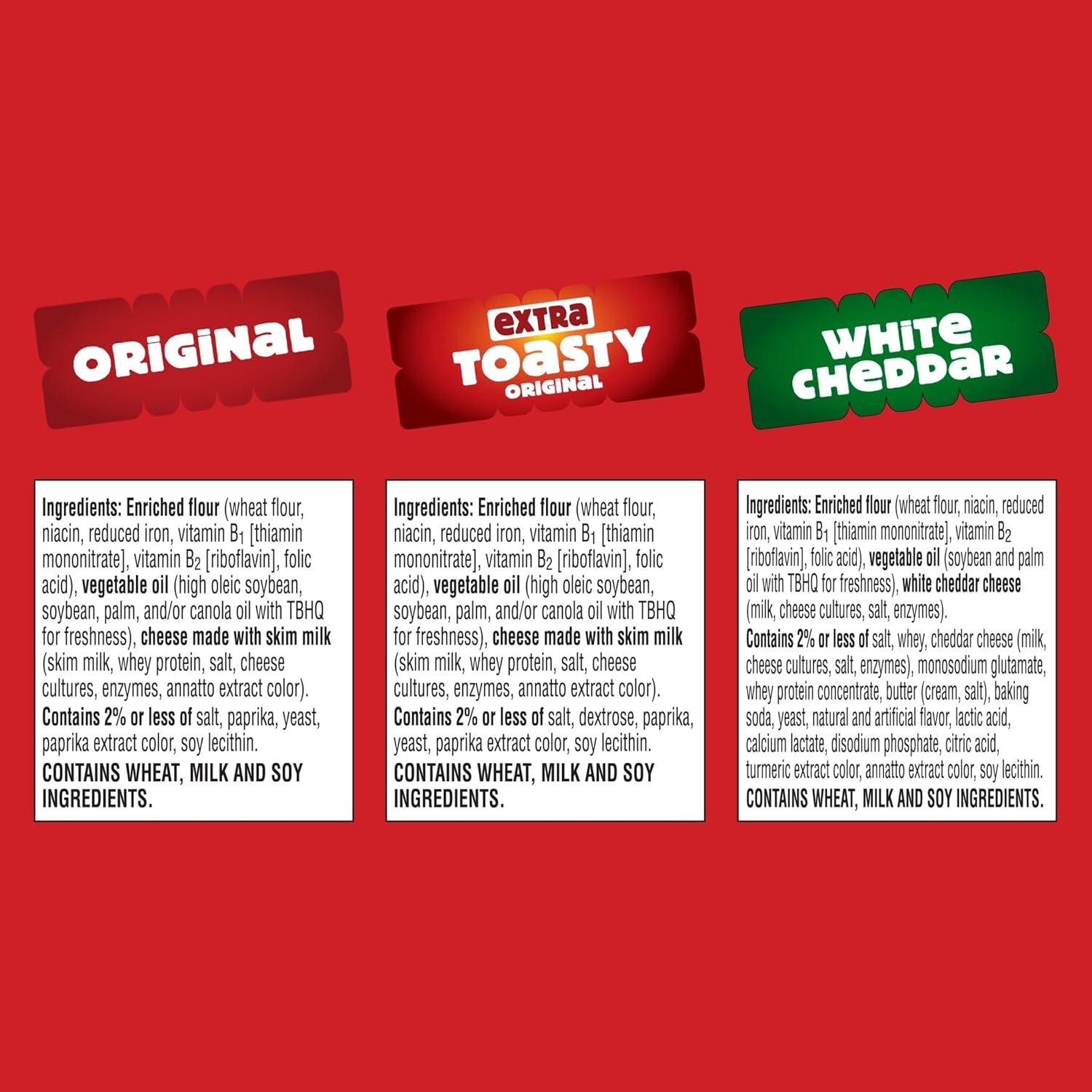 image:imageCheezIt Cheese Crackers Baked Snack Crackers Lunch Snacks Family Size Variety Pack 3 BoxesVariety