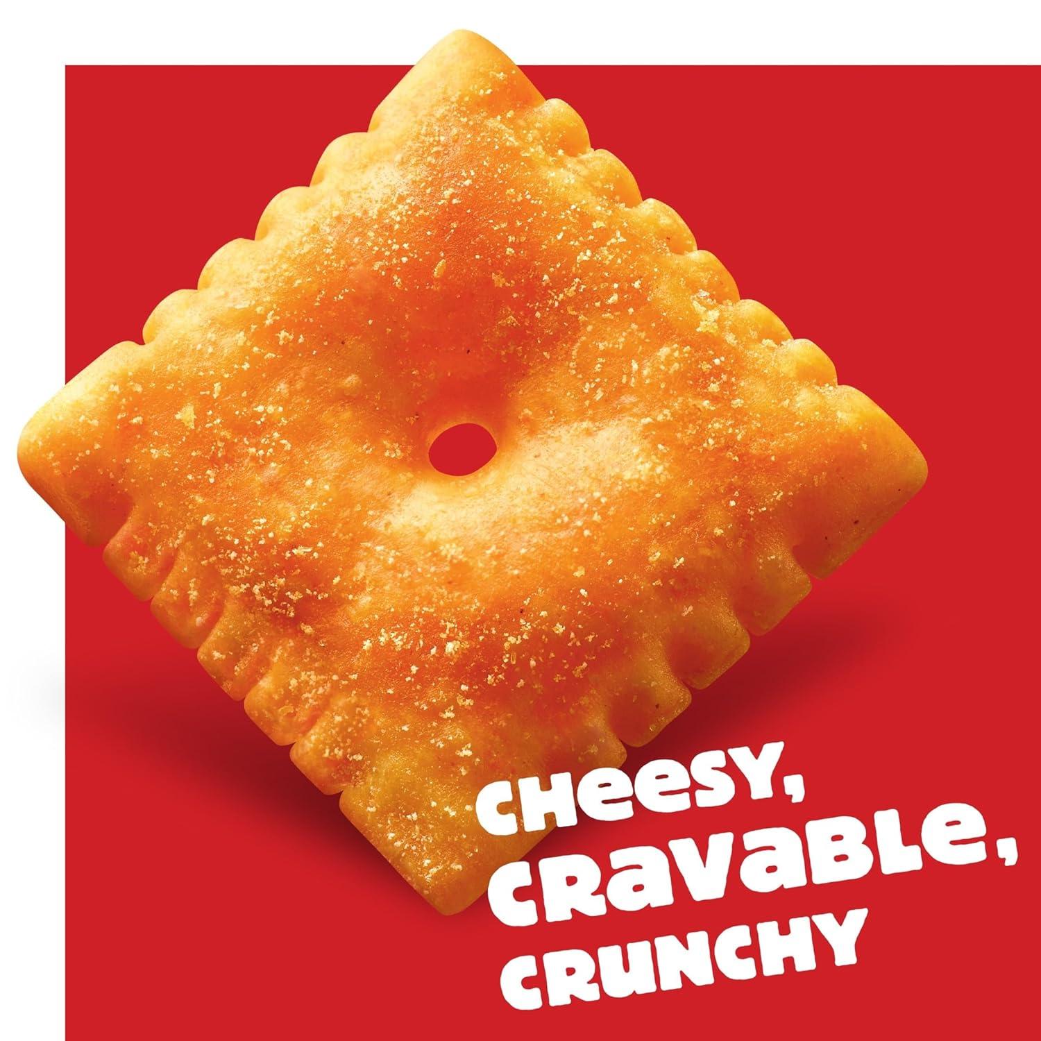 image:imageCheezIt Cheese Crackers Baked Snack Crackers Lunch Snacks Grab n Go Extra Cheesy 675lb Case 36 Pouches21 Ounce Pack of 1