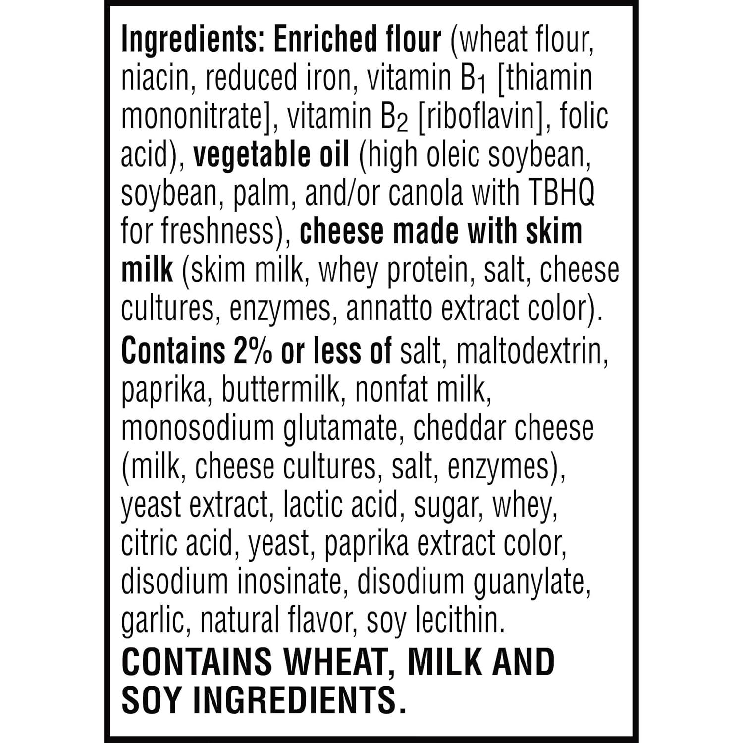 image:imageCheezIt Cheese Crackers Baked Snack Crackers Lunch Snacks Grab n Go Extra Cheesy 675lb Case 36 Pouches36 Count