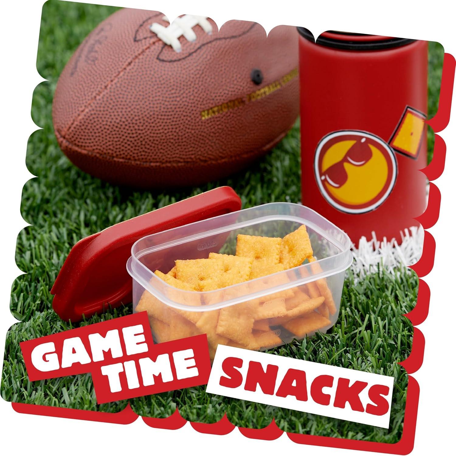 image:imageCheezIt Cheese Crackers Baked Snack Crackers Lunch Snacks Grab n Go Extra Cheesy 675lb Case 36 Pouches36 Count