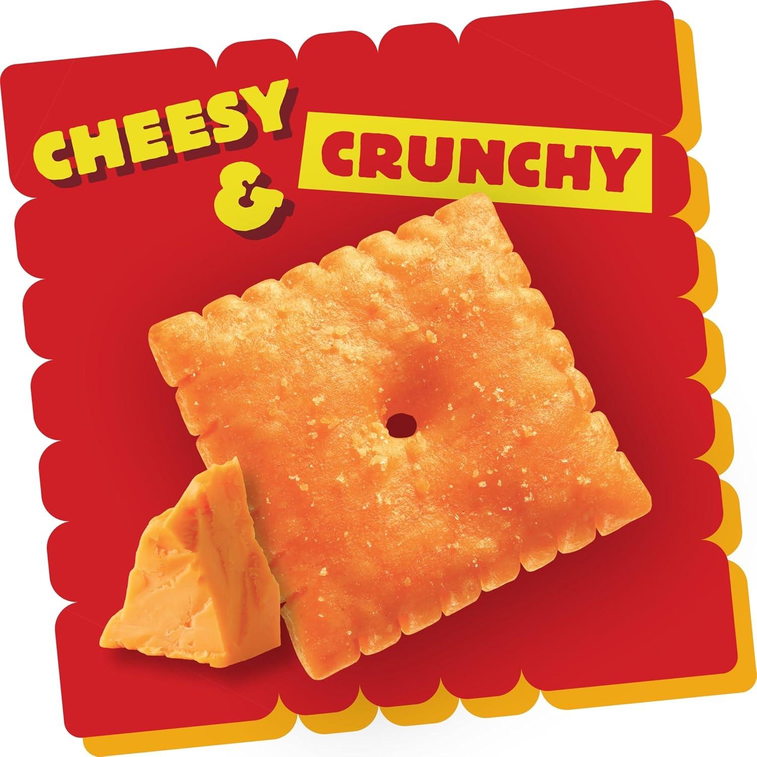 image:imageCheezIt Cheese Crackers Baked Snack Crackers Lunch Snacks Grab n Go Extra Cheesy 675lb Case 36 Pouches36 Count