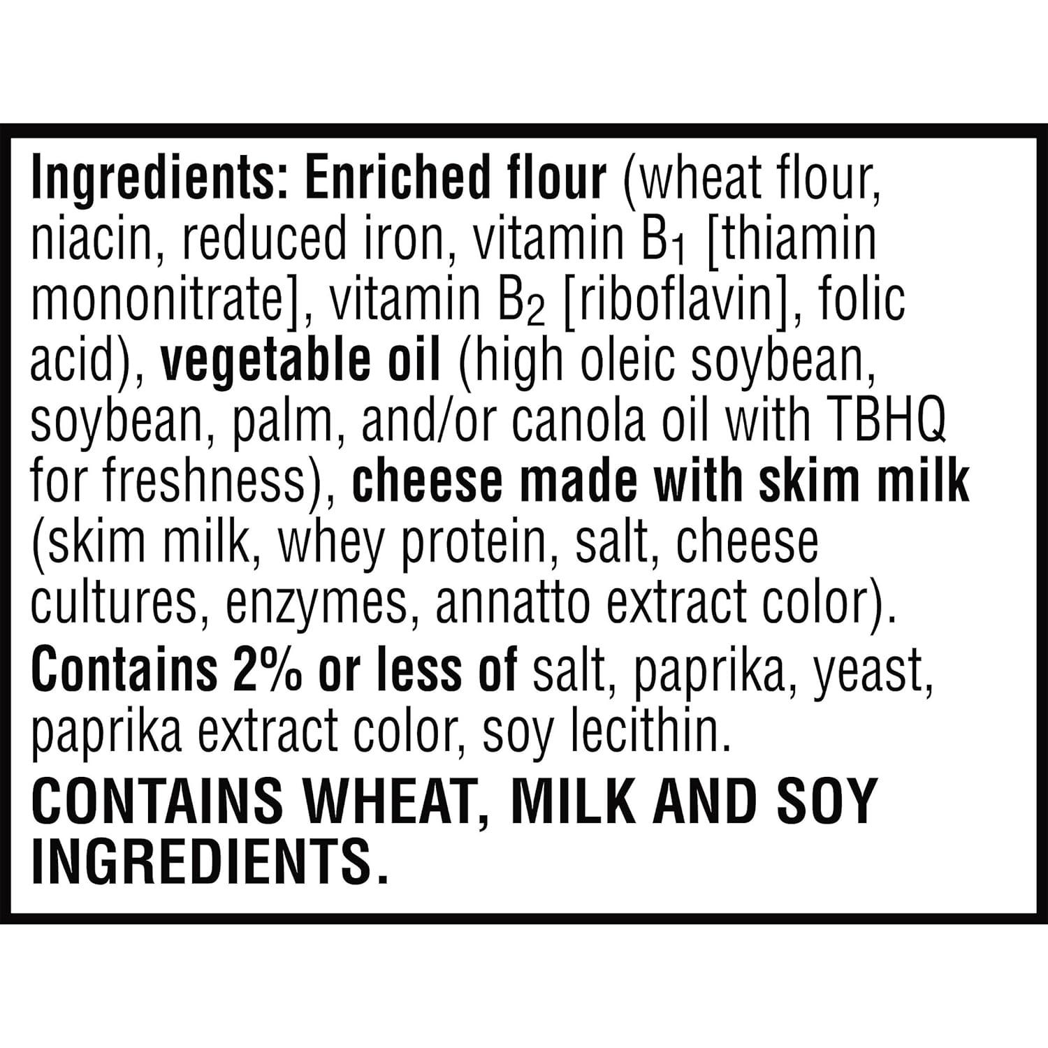 image:imageCheezIt Cheese Crackers Baked Snack Crackers Lunch Snacks Original 124oz Box 1 Box124 Ounce Pack of 1