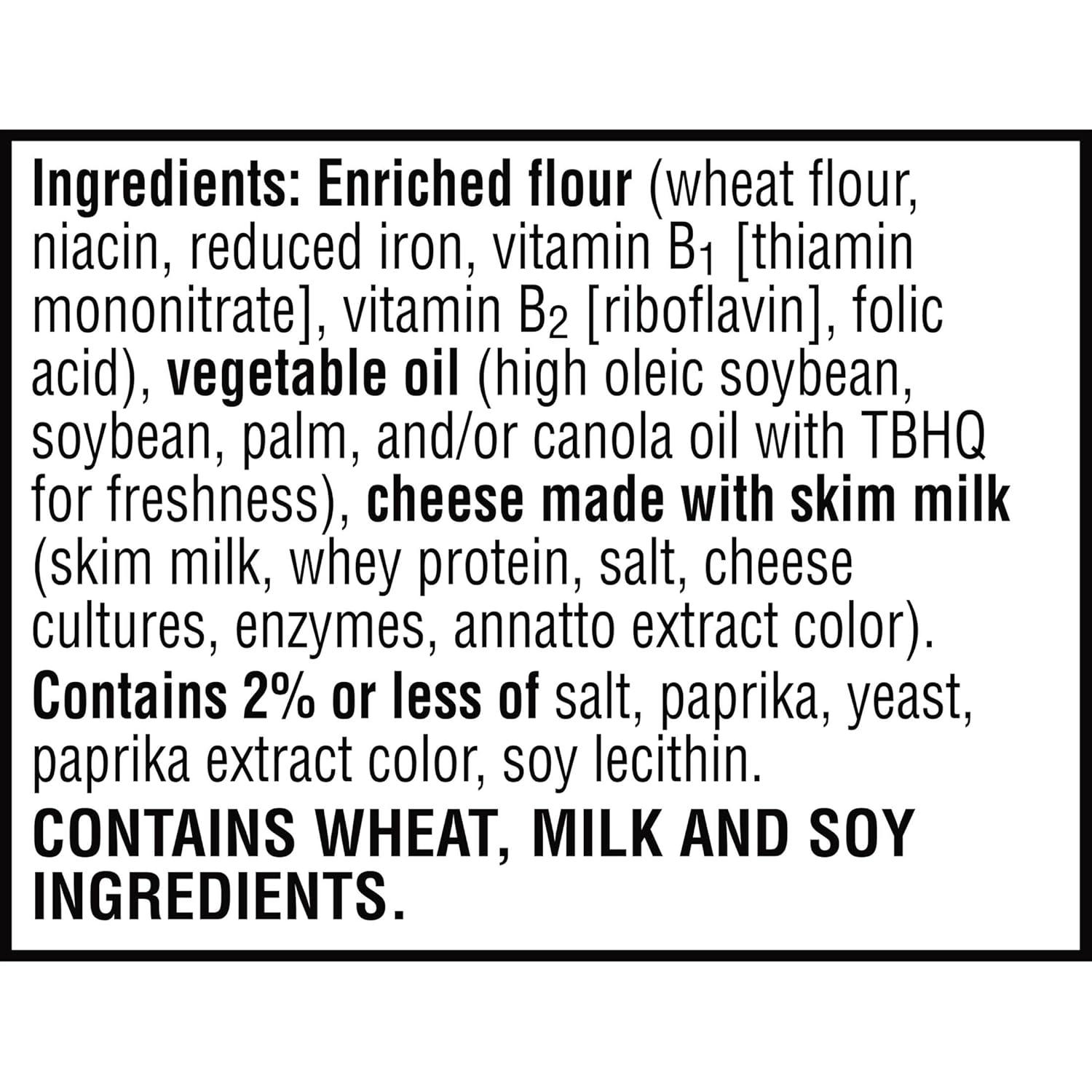 image:imageCheezIt Cheese Crackers Baked Snack Crackers Lunch Snacks Original 124oz Box 1 Box124 Ounce Pack of 2