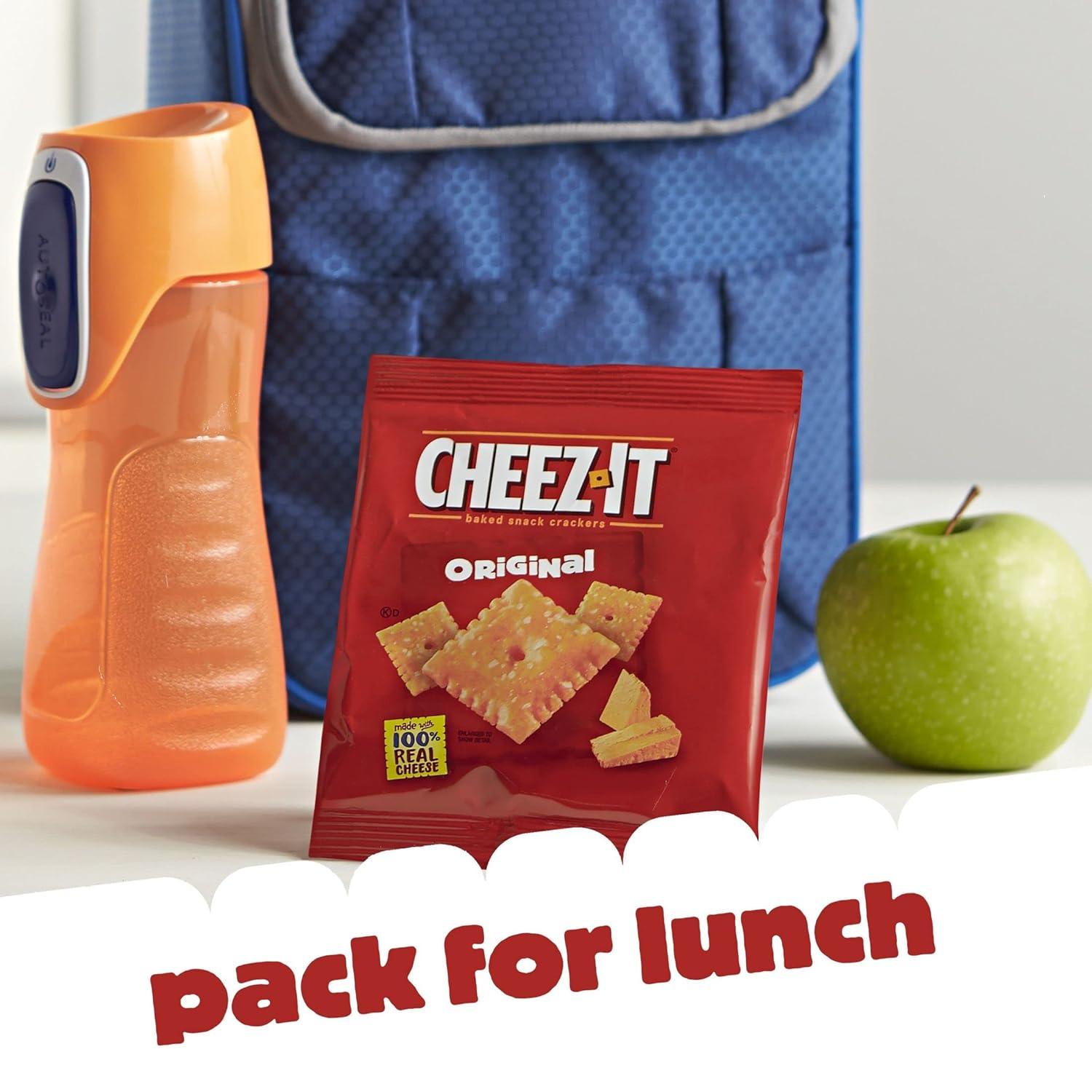 image:imageCheezIt Cheese Crackers Baked Snack Crackers Lunch Snacks Original 20oz Box 20 Packs