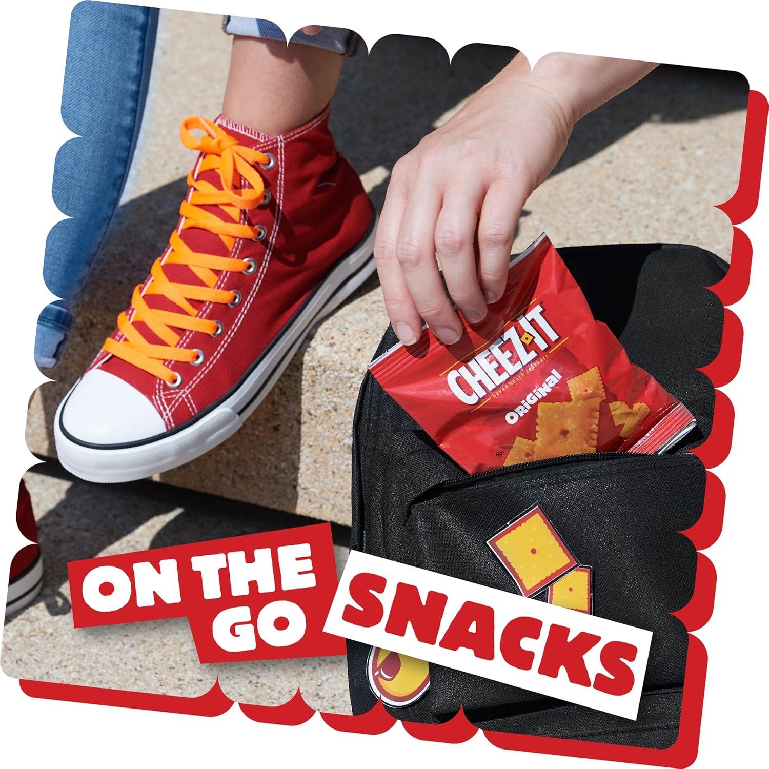 image:imageCheezIt Cheese Crackers Baked Snack Crackers Lunch Snacks Original 30oz Box 30 Packs