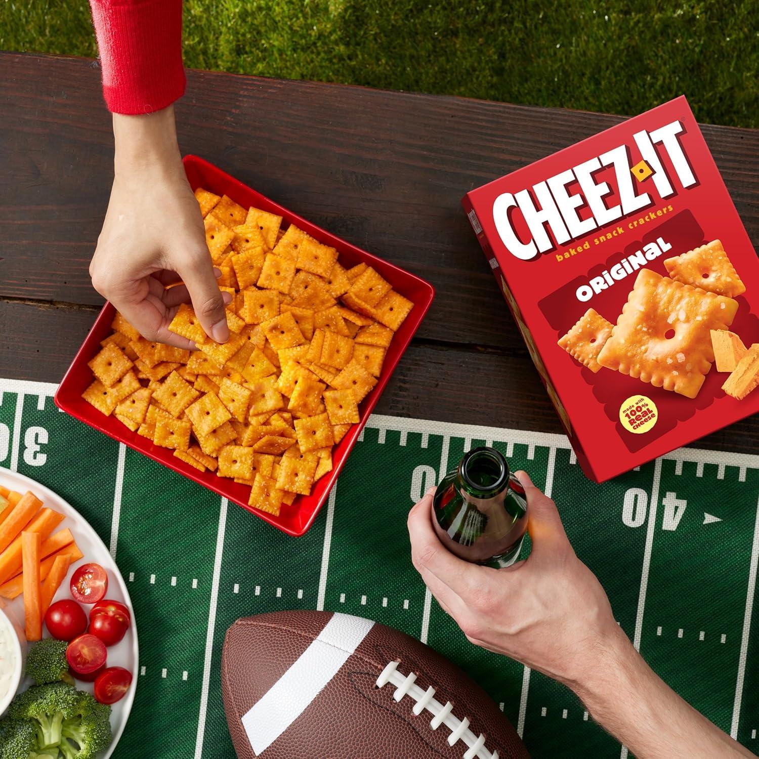 image:imageCheezIt Cheese Crackers Baked Snack Crackers Lunch Snacks Original 7oz Box 1 Box