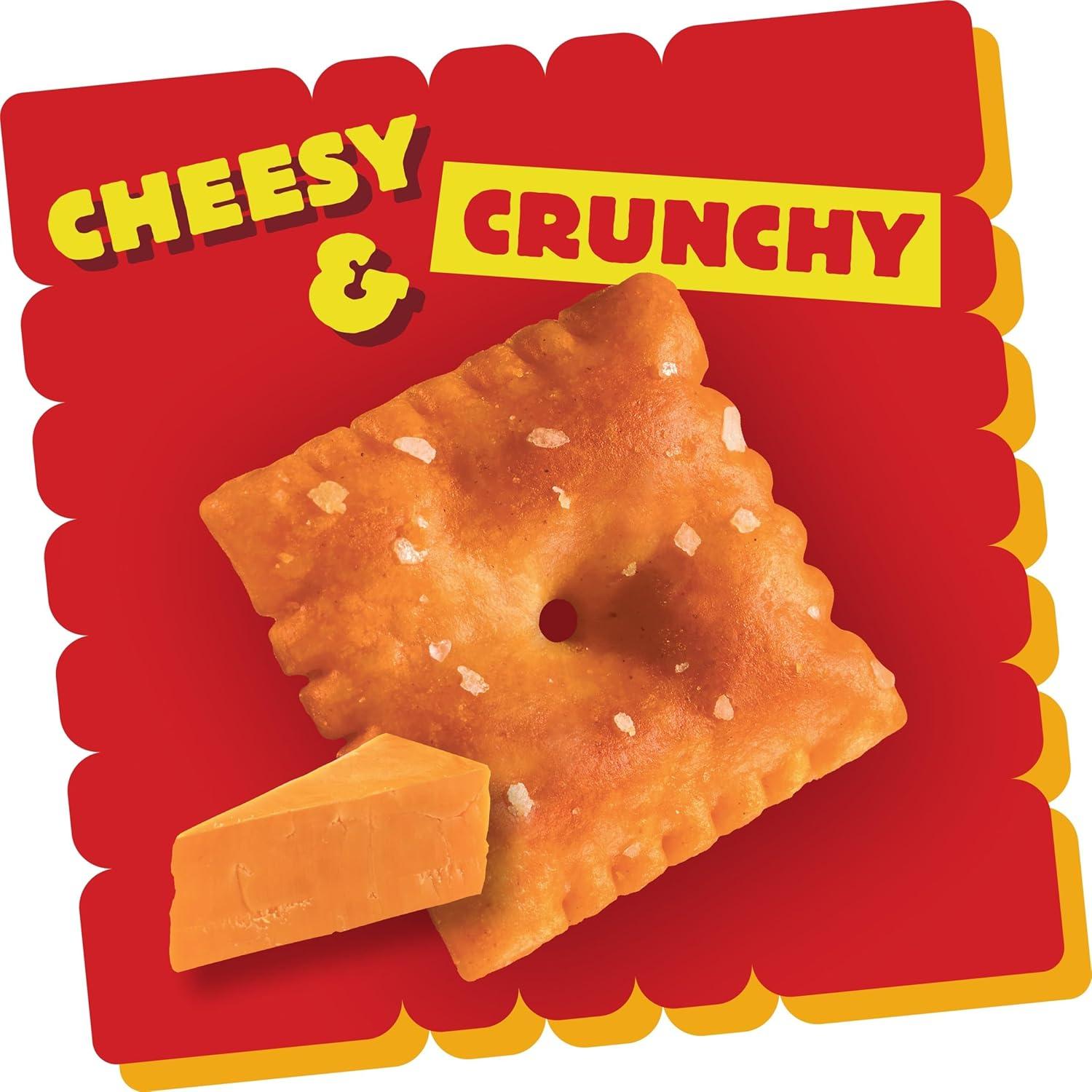 image:imageCheezIt Cheese Crackers Baked Snack Crackers Office and Kids Snacks Extra Toasty 12oz Box 12 Packs