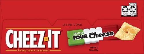 image:imageCheezIt Cheese Crackers Baked Snack Crackers Office and Kids Snacks Italian Four Cheese 124oz Box 1 BoxItalian Four Cheese