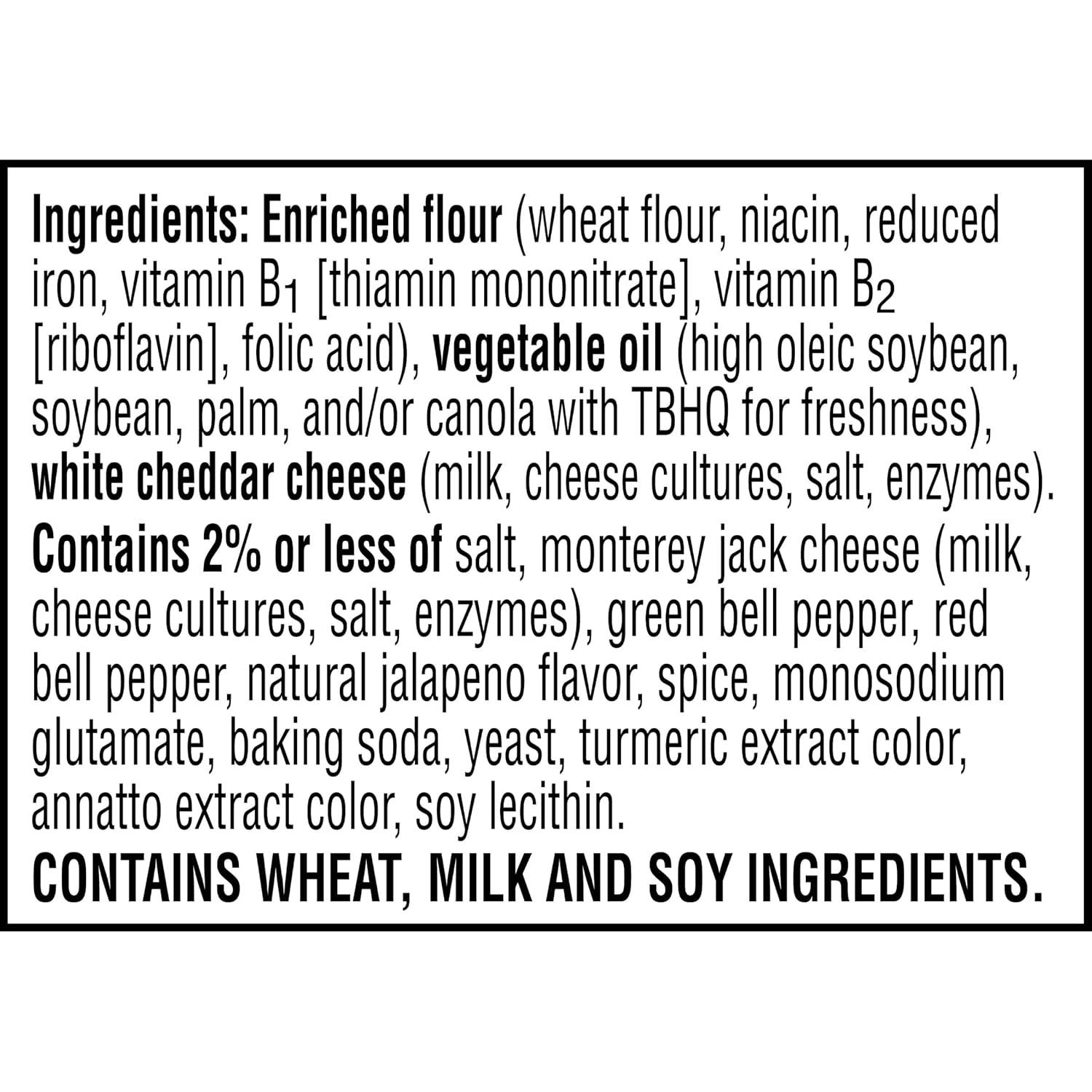 image:imageCheezIt Cheese Crackers Baked Snack Crackers Office and Kids Snacks Pepper Jack 124oz Box 1 Box