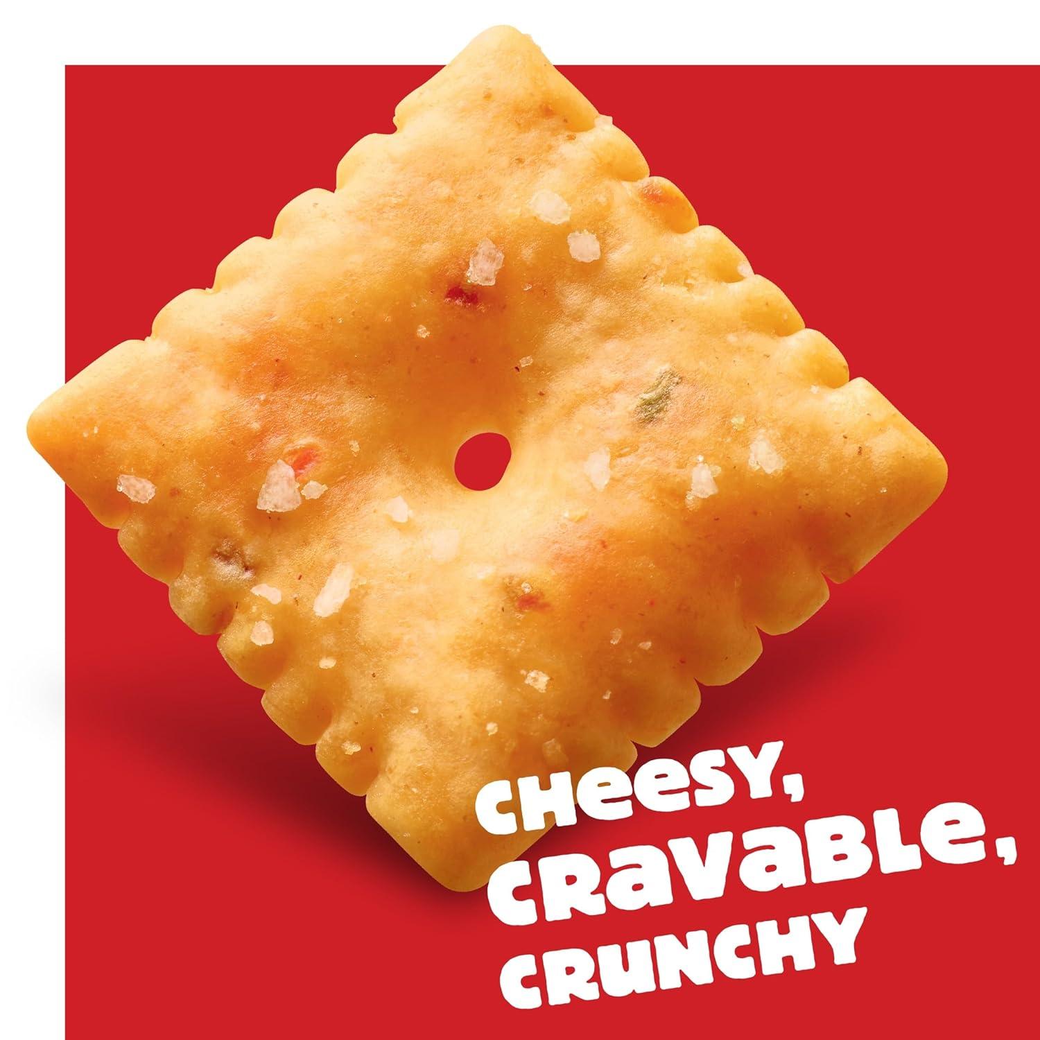 image:imageCheezIt Cheese Crackers Baked Snack Crackers Office and Kids Snacks Pepper Jack 124oz Box 1 Box