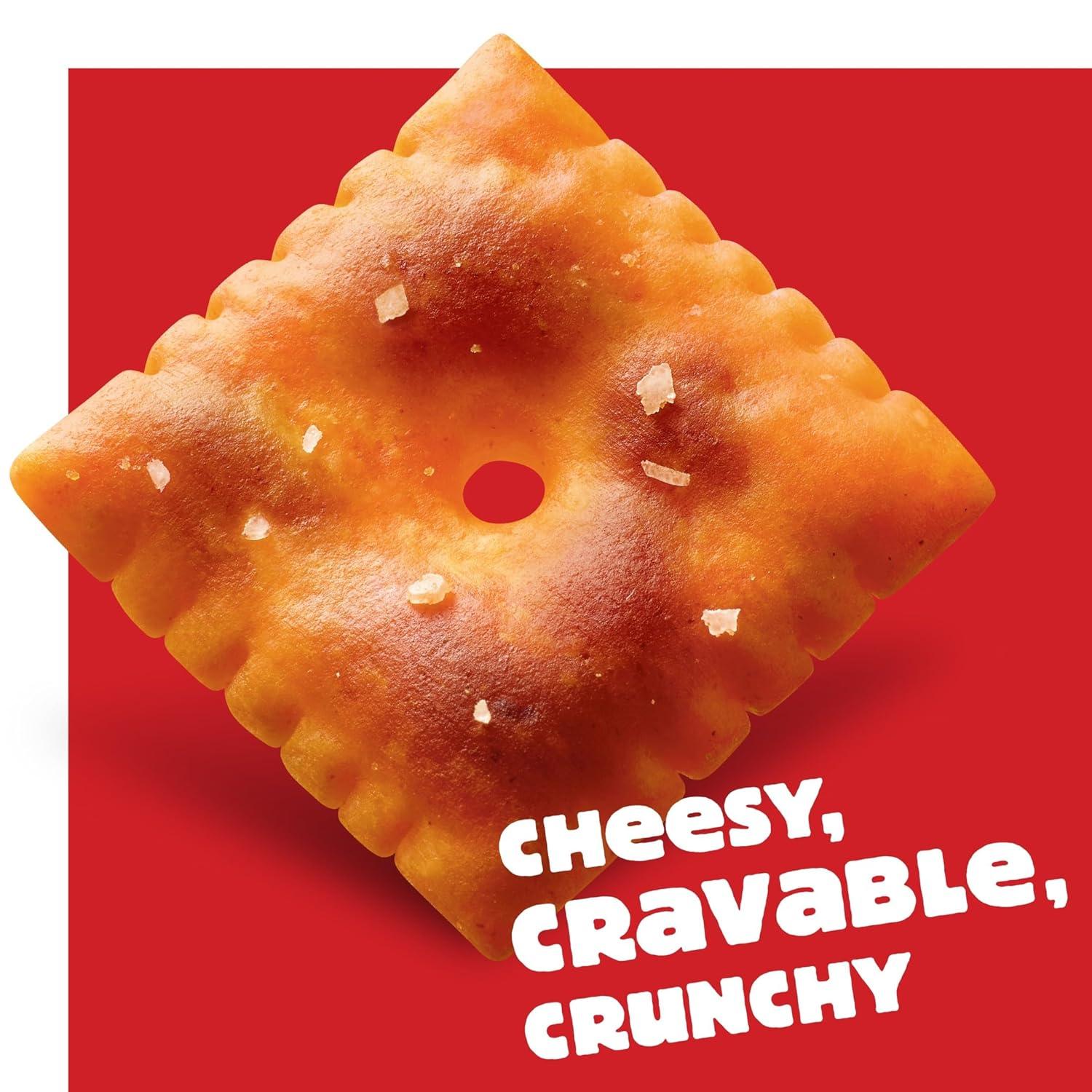 image:imageCheezIt Cheese Crackers Baked Snack Crackers Single Serve Extra Toasty 40 Pouches21 Ounce Pack of 1