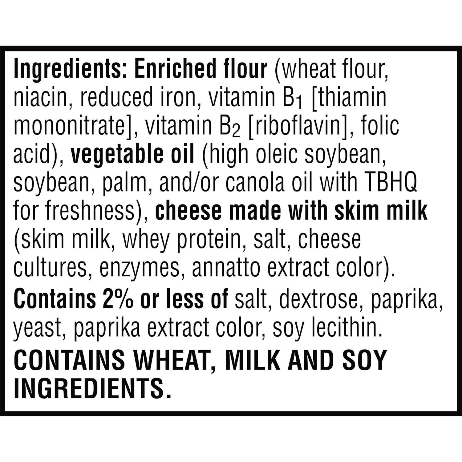 image:imageCheezIt Cheese Crackers Baked Snack Crackers Single Serve Extra Toasty 40 Pouches21 Ounce Pack of 1
