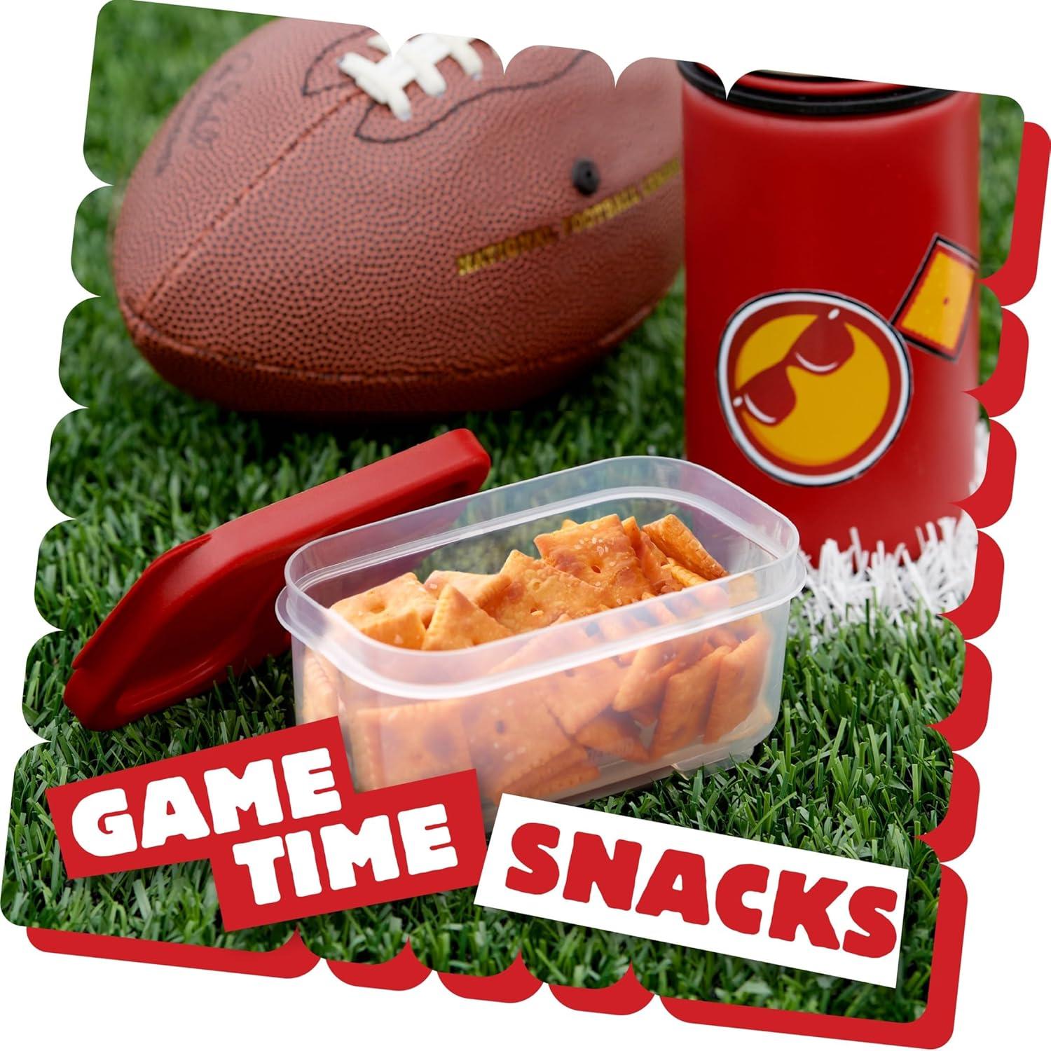 image:imageCheezIt Cheese Crackers Baked Snack Crackers Single Serve Extra Toasty 40 Pouches40 Ounce Pack of 1