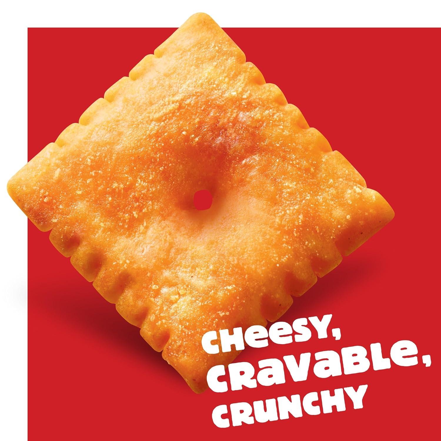 image:imageCheezIt Extra Crunchy Cheese Crackers Baked Snack Crackers Lunch Snacks Bold Cheddar 124oz Box 1 Box