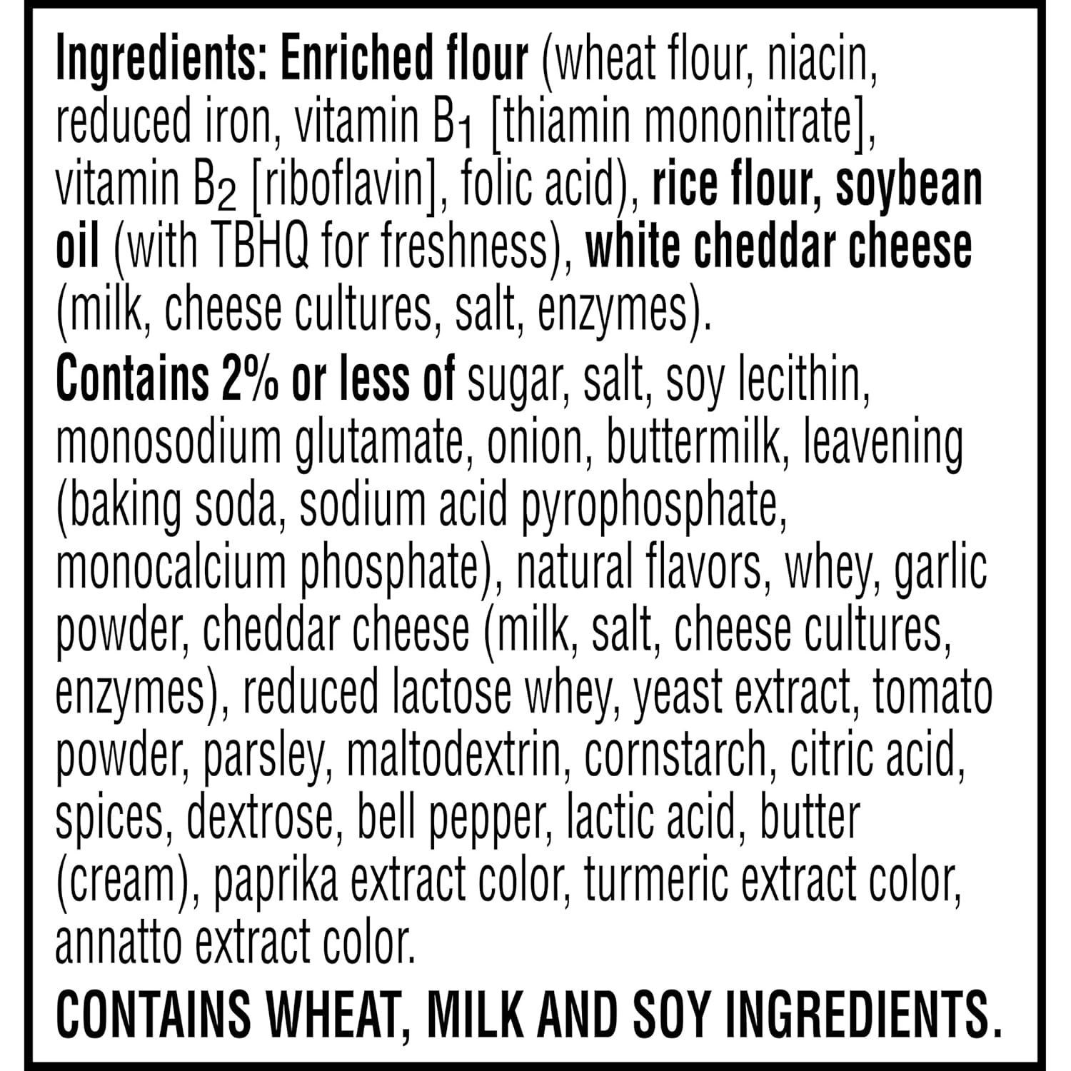 image:imageCheezIt Grooves Cheese Crackers Crunchy Snack Crackers Lunch Snacks Zesty Cheddar Ranch 9oz Box 1 BoxZesty Cheddar Ranch