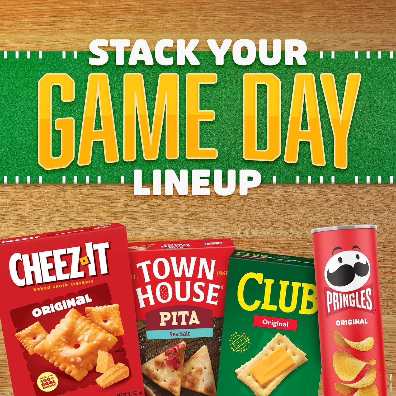 image:imageCheezIt Grooves Crunchy Cheese Crackers Snack Crackers Lunch Snacks Sharp White Cheddar 9oz Box 1 Box