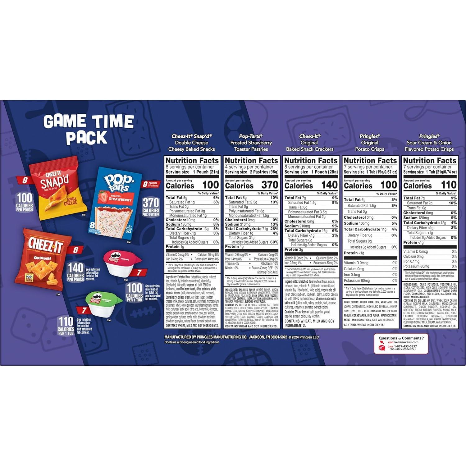 image:imageCheezIt Pringles amp ScoobyDoo Sweet and Salty Snacks Variety Pack 28oz Box 30 CountCheezIt Pringles PopTarts