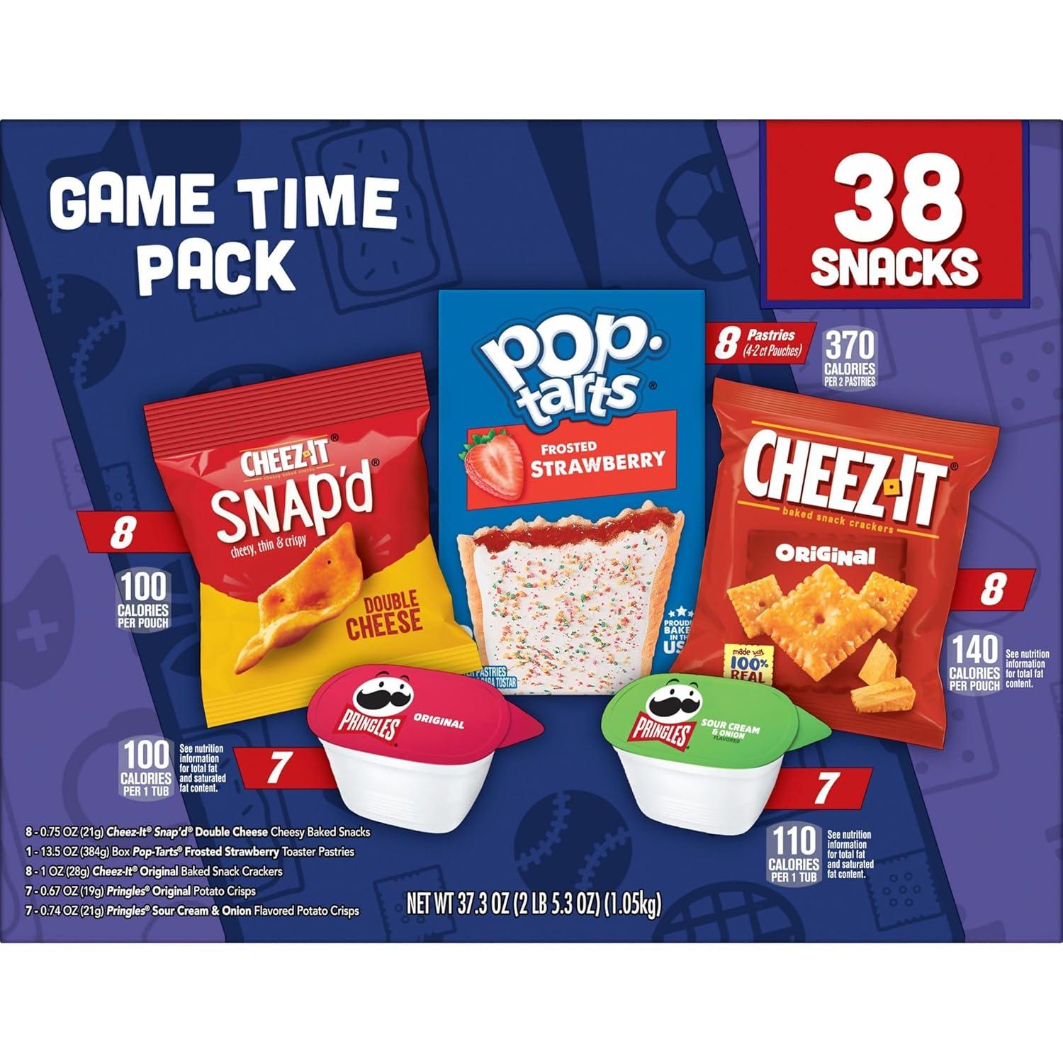 image:imageCheezIt Pringles amp ScoobyDoo Sweet and Salty Snacks Variety Pack 28oz Box 30 CountCheezIt Pringles PopTarts