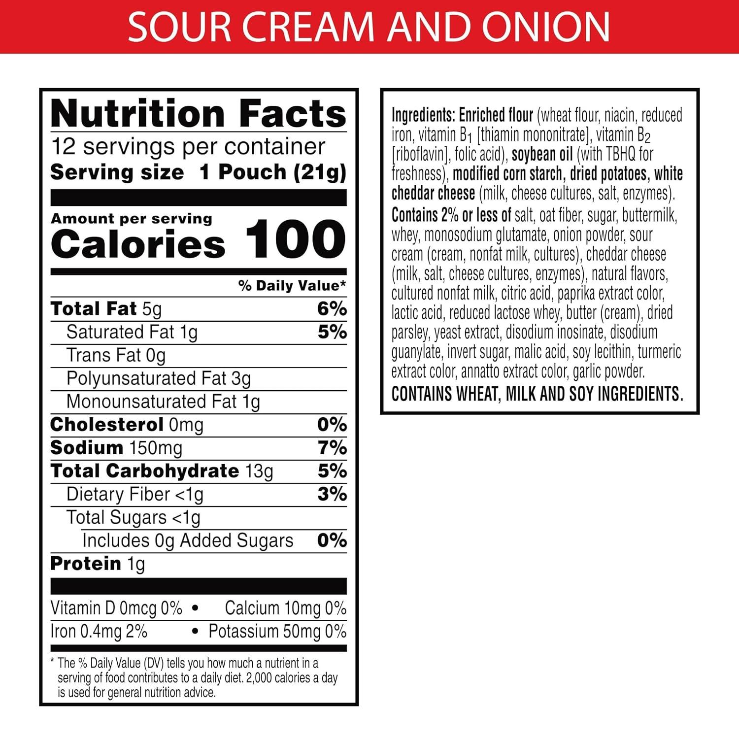 image:imageCheezIt Snapd Cheese Cracker Chips Thin Crisps Lunch Snacks Family Size Double Cheese 12oz Bag 1 BagCheddar Sour Cream and Onion