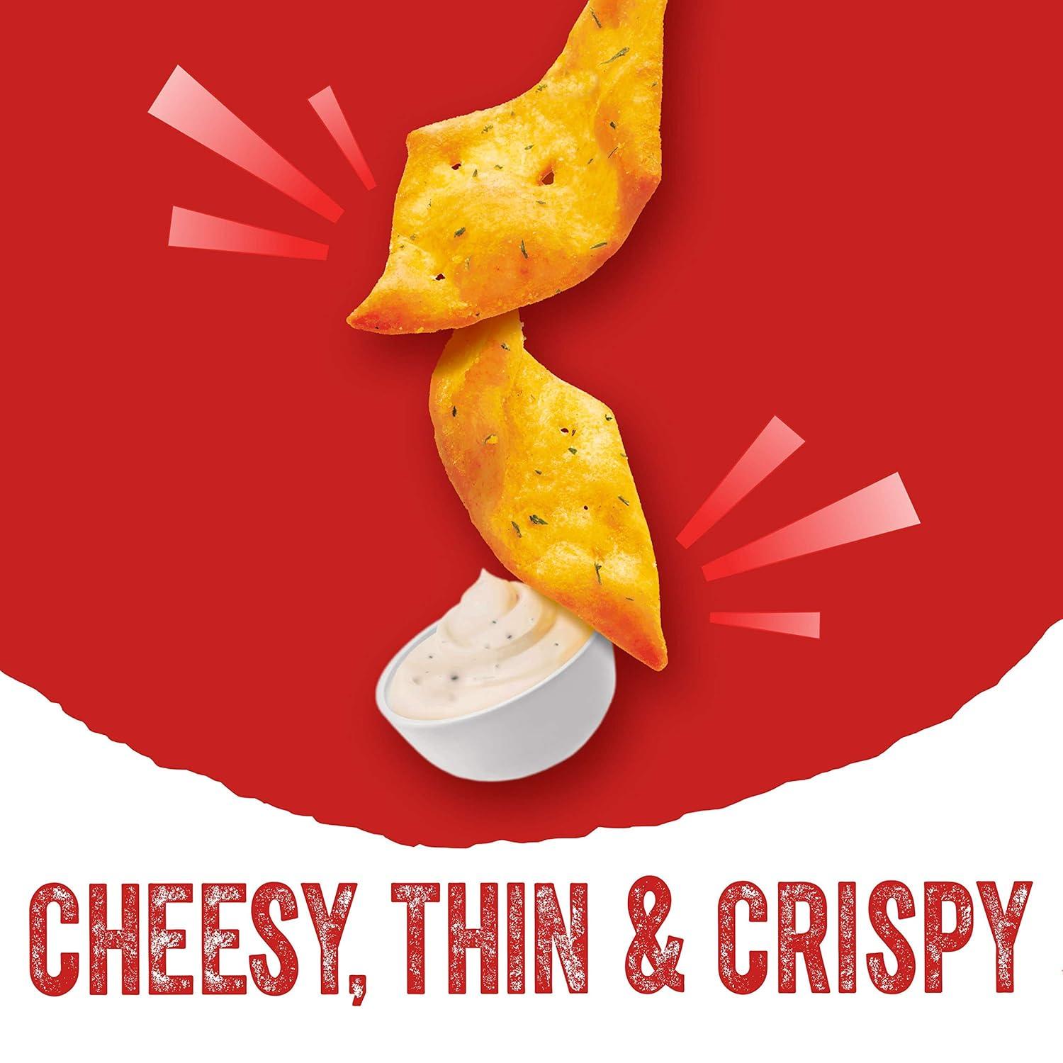 image:imageCheezIt Snapd Cheese Cracker Chips Thin Crisps Lunch Snacks Family Size Double Cheese 12oz Bag 1 BagCheddar Sour Cream and Onion