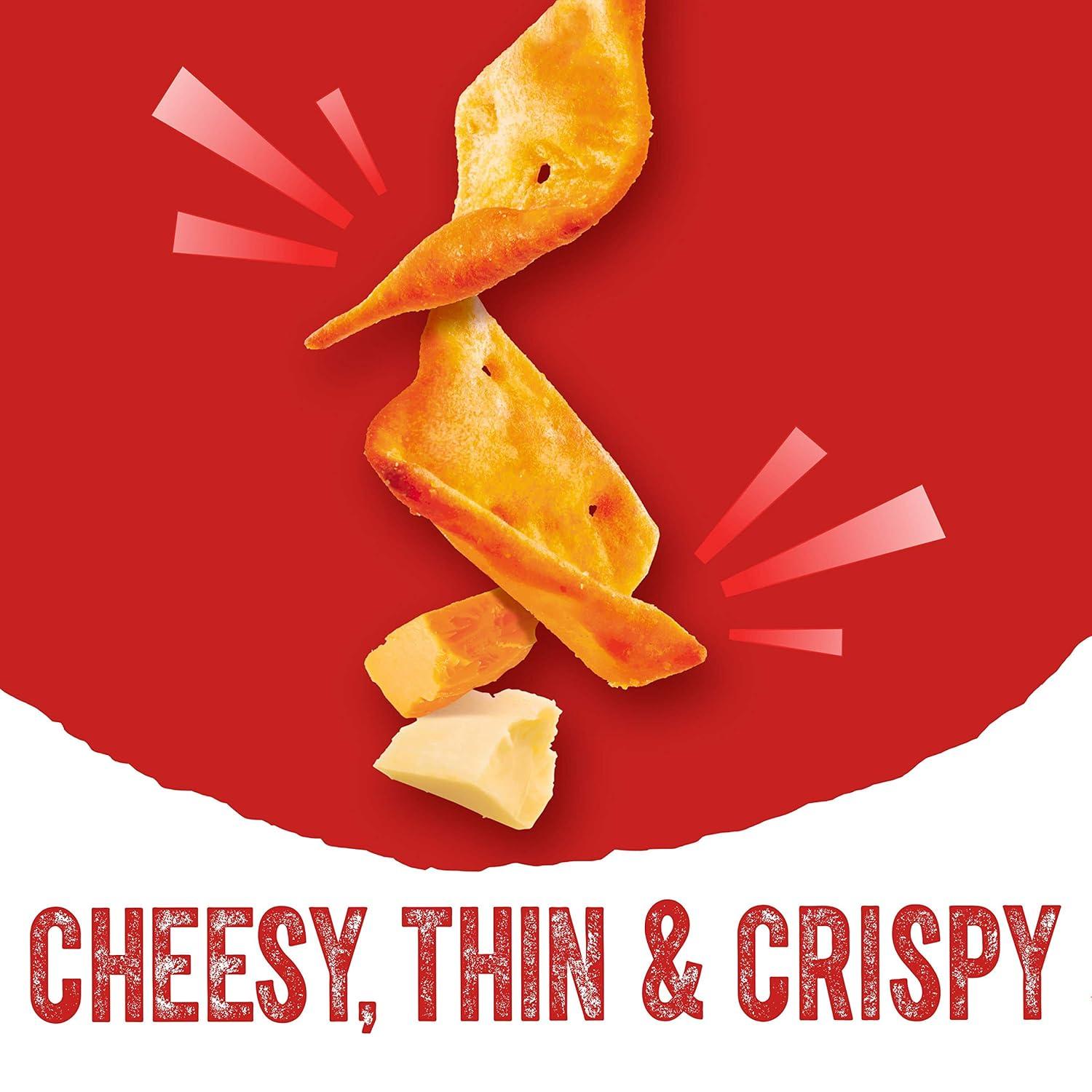 image:imageCheezIt Snapd Cheese Cracker Chips Thin Crisps Lunch Snacks Family Size Double Cheese 12oz Bag 1 BagDouble Cheese
