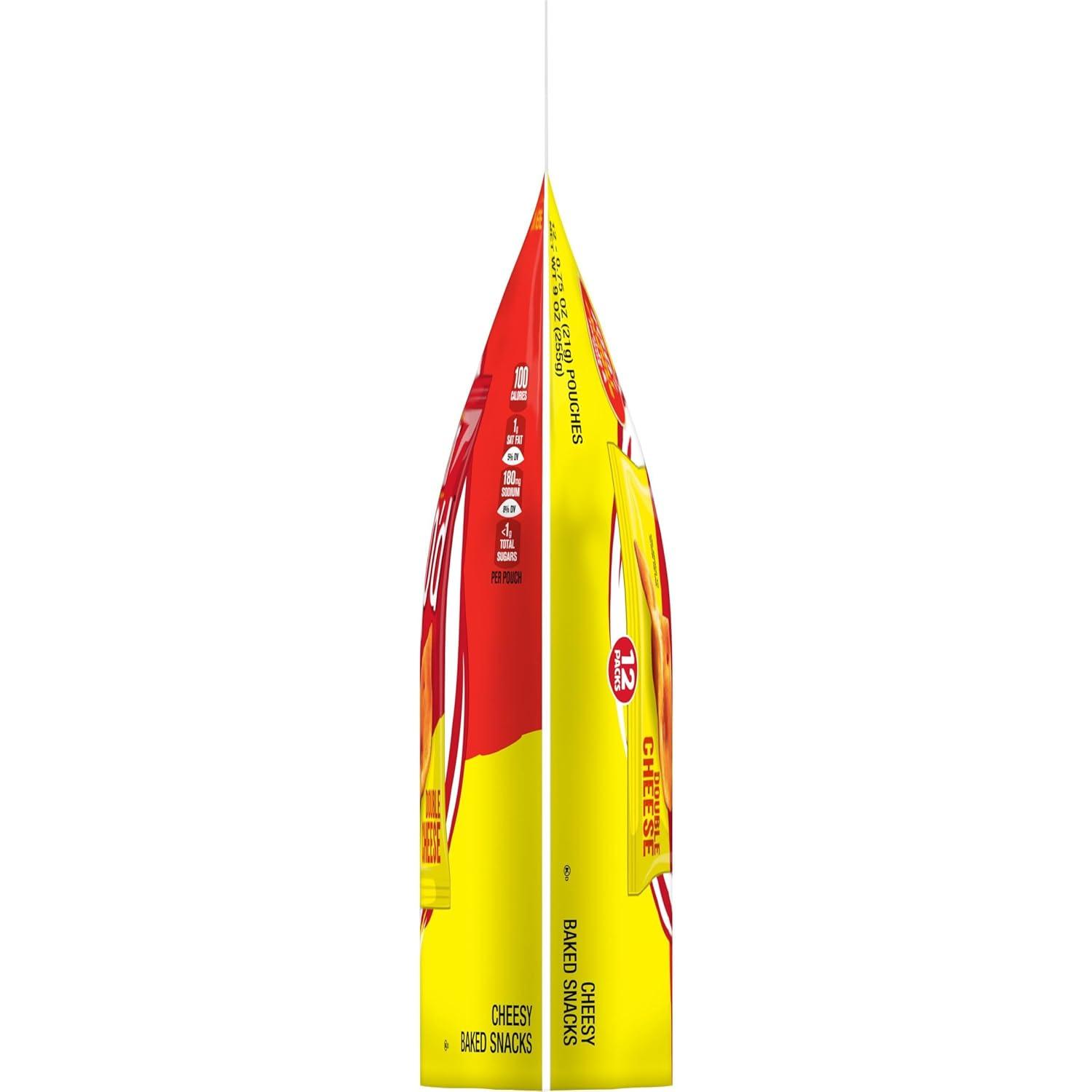 image:imageCheezIt Snapd Cheese Cracker Chips Thin Crisps Lunch Snacks Family Size Double Cheese 12oz Bag 1 BagDouble Cheese