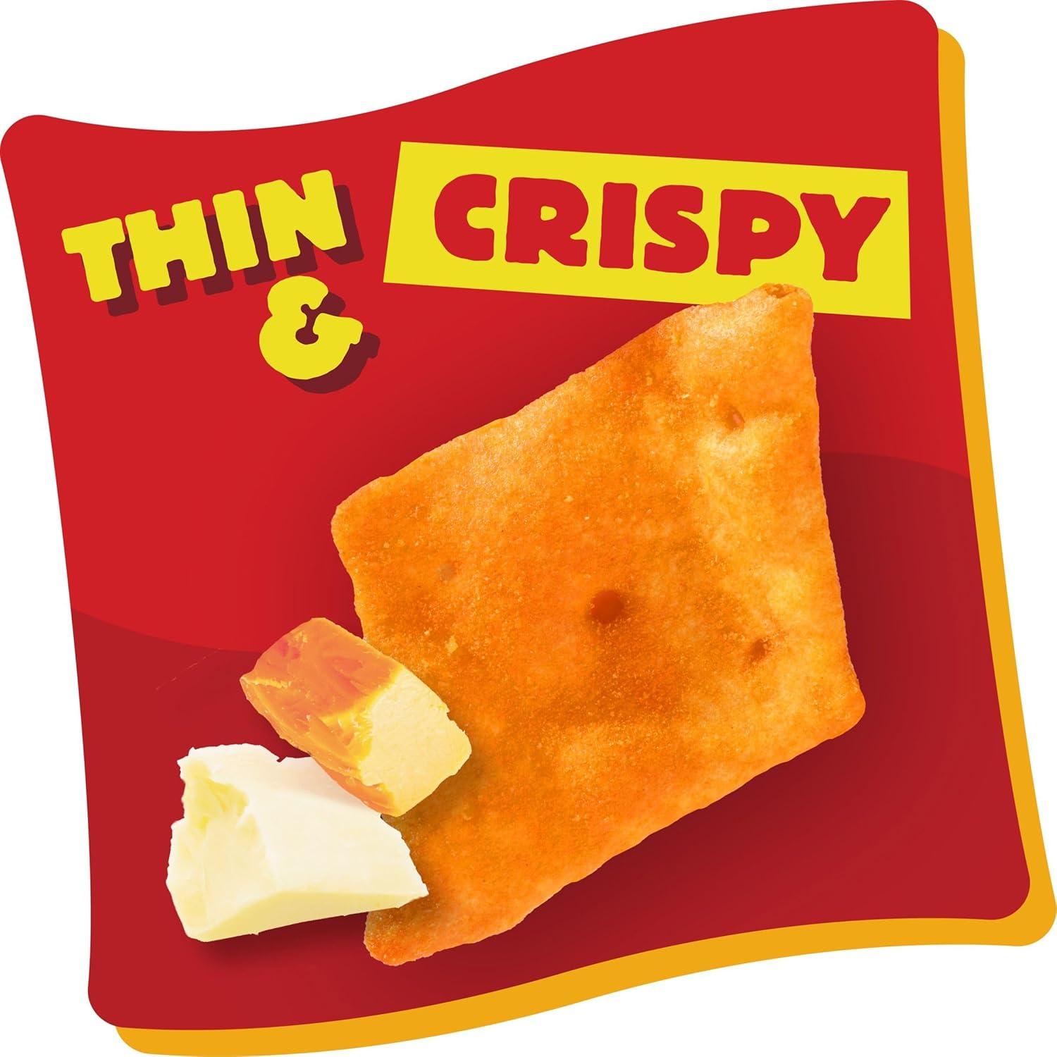image:imageCheezIt Snapd Cheese Cracker Chips Thin Crisps Lunch Snacks Family Size Double Cheese 12oz Bag 1 BagDouble Cheese