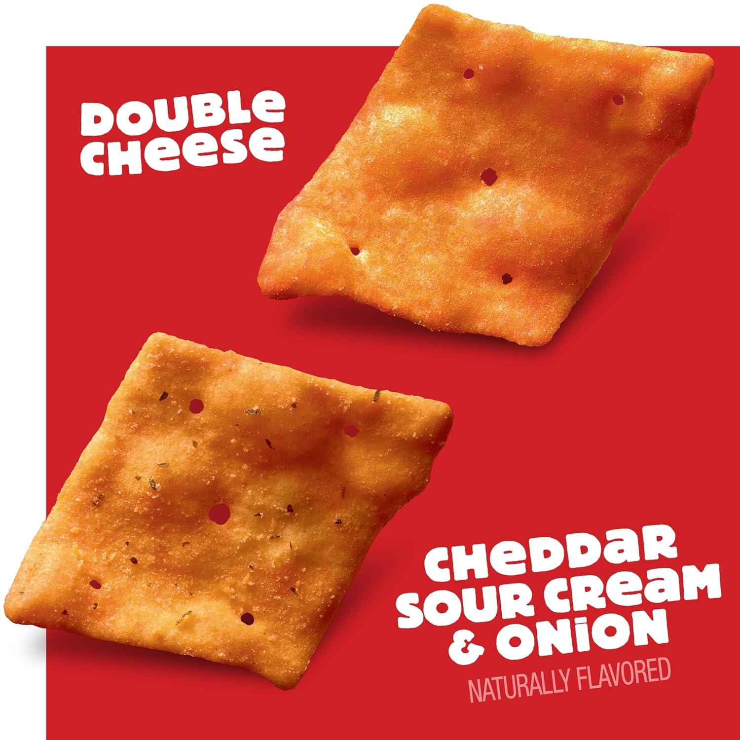 image:imageCheezIt Snapd Cheesy Baked Chips Thin Crisps Lunch Snacks Honey BBQ 6 BagsVariety