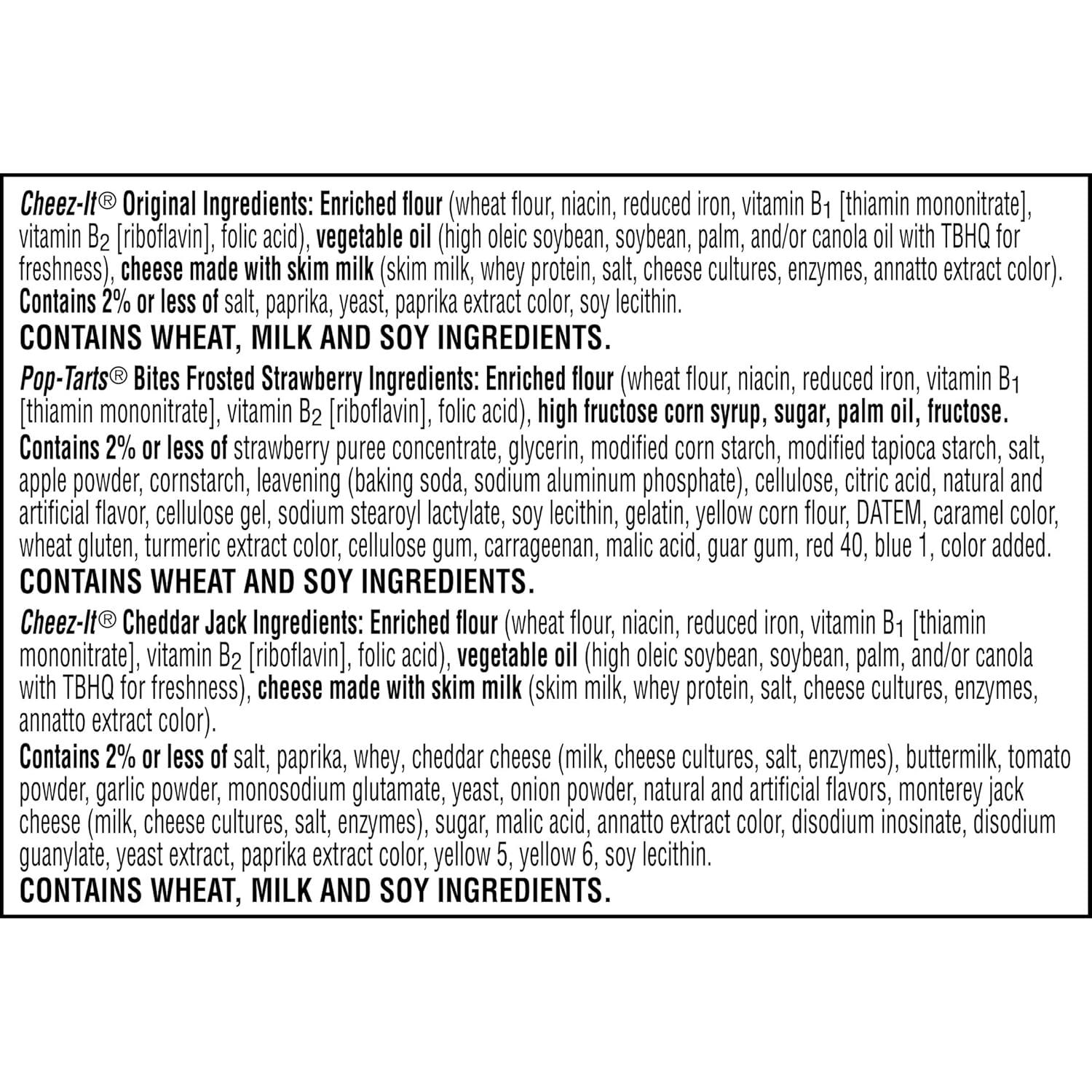 image:imageCheezIt amp PopTarts Snacks Grab N Go Any Time Snacks Variety Pack 3342oz Box 30 Count