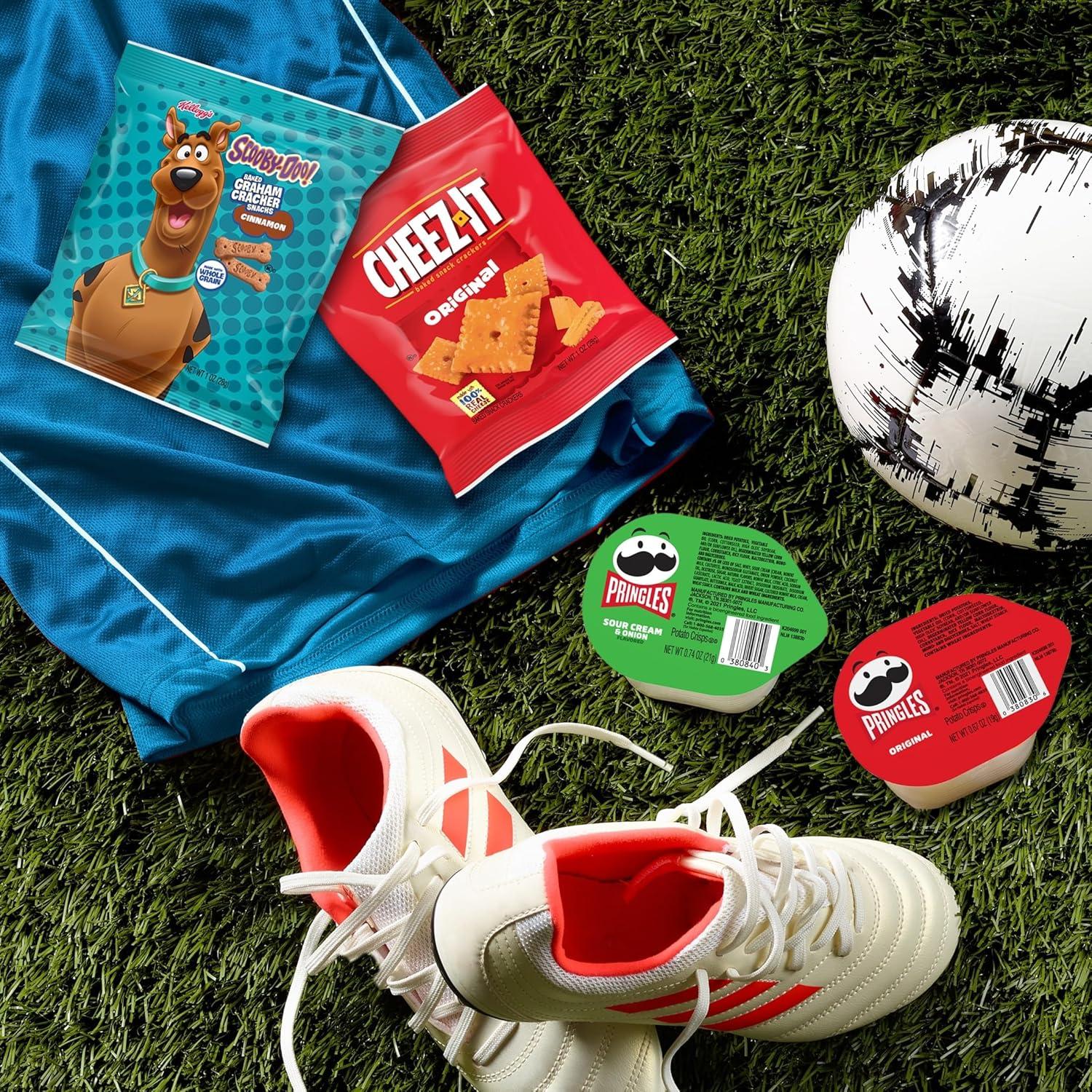 image:imageCheezIt and Pringles Snacks Grab and Go Variety Pack 1704oz Box 20 CountCheezIt Pringles Scooby Cinnamon