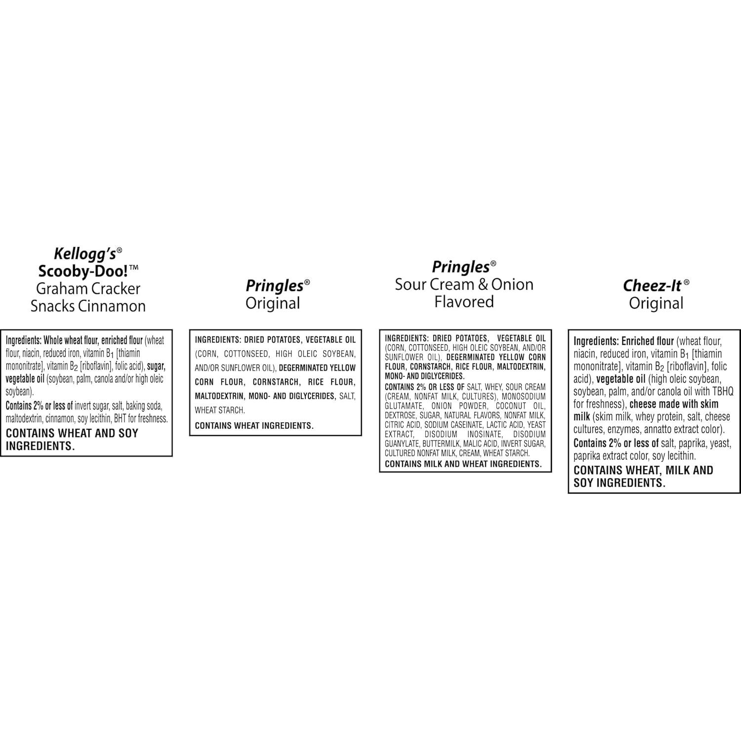 image:imageCheezIt and Pringles Snacks Grab and Go Variety Pack 1704oz Box 20 CountCheezIt Pringles Scooby Cinnamon