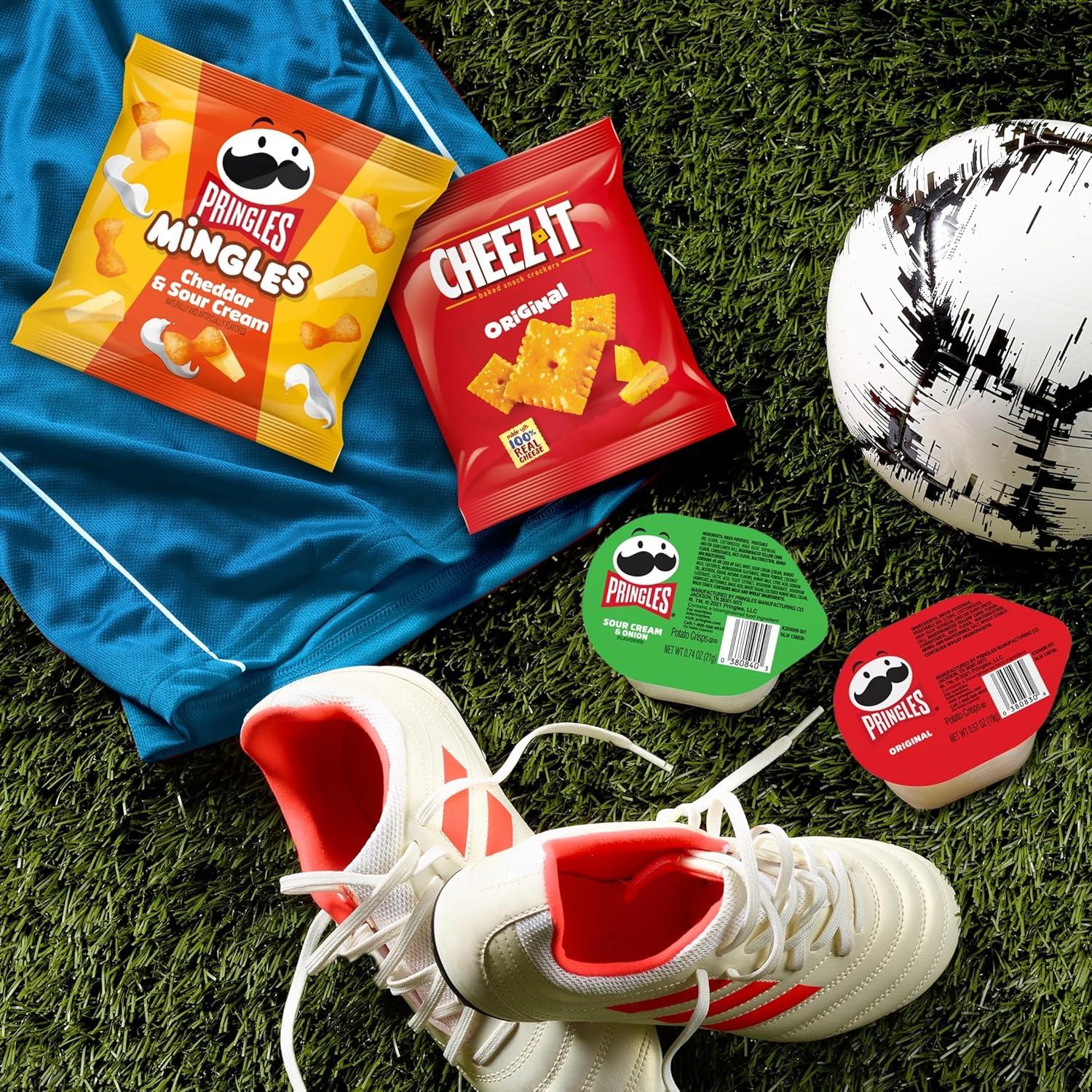 image:imageCheezIt and Pringles Snacks Grab and Go Variety Pack 1704oz Box 20 CountVariety Pack