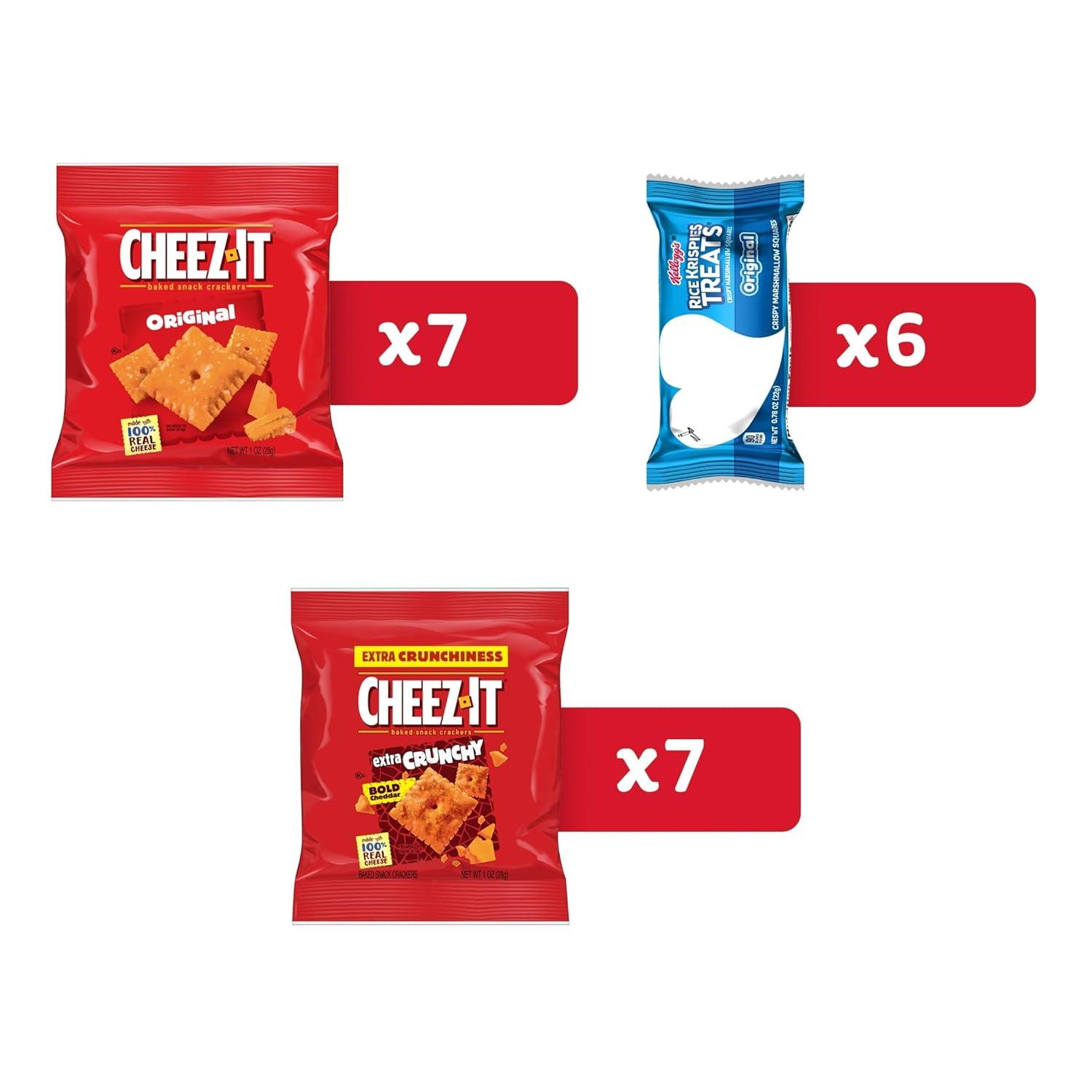 image:imageCheezIt and Pringles Snacks Grab and Go Variety Pack 1704oz Box 20 CountVariety Pack