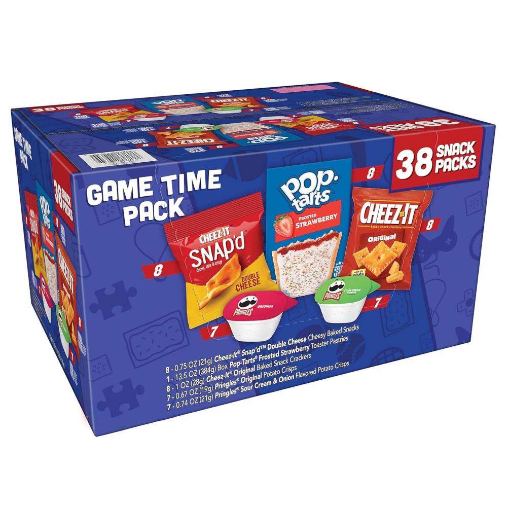 image:imageCheezIt Pringles amp ScoobyDoo Sweet and Salty Snacks Variety Pack 28oz Box 30 CountCheezIt Pringles PopTarts