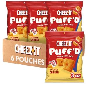 Cheez-It Puff’d Double Cheese 3oz 6ct(Double Cheese)