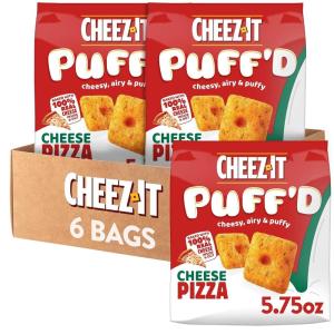 Cheez-It Puff’d Double Cheese 3oz 6ct(Pizza)