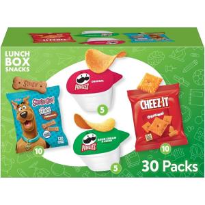 Cheez-It and Pringles Snacks, Grab and Go, Variety Pack, 17.04oz Box (20 Count)(Cheez-It  Pringles  Scooby Cinnamon)