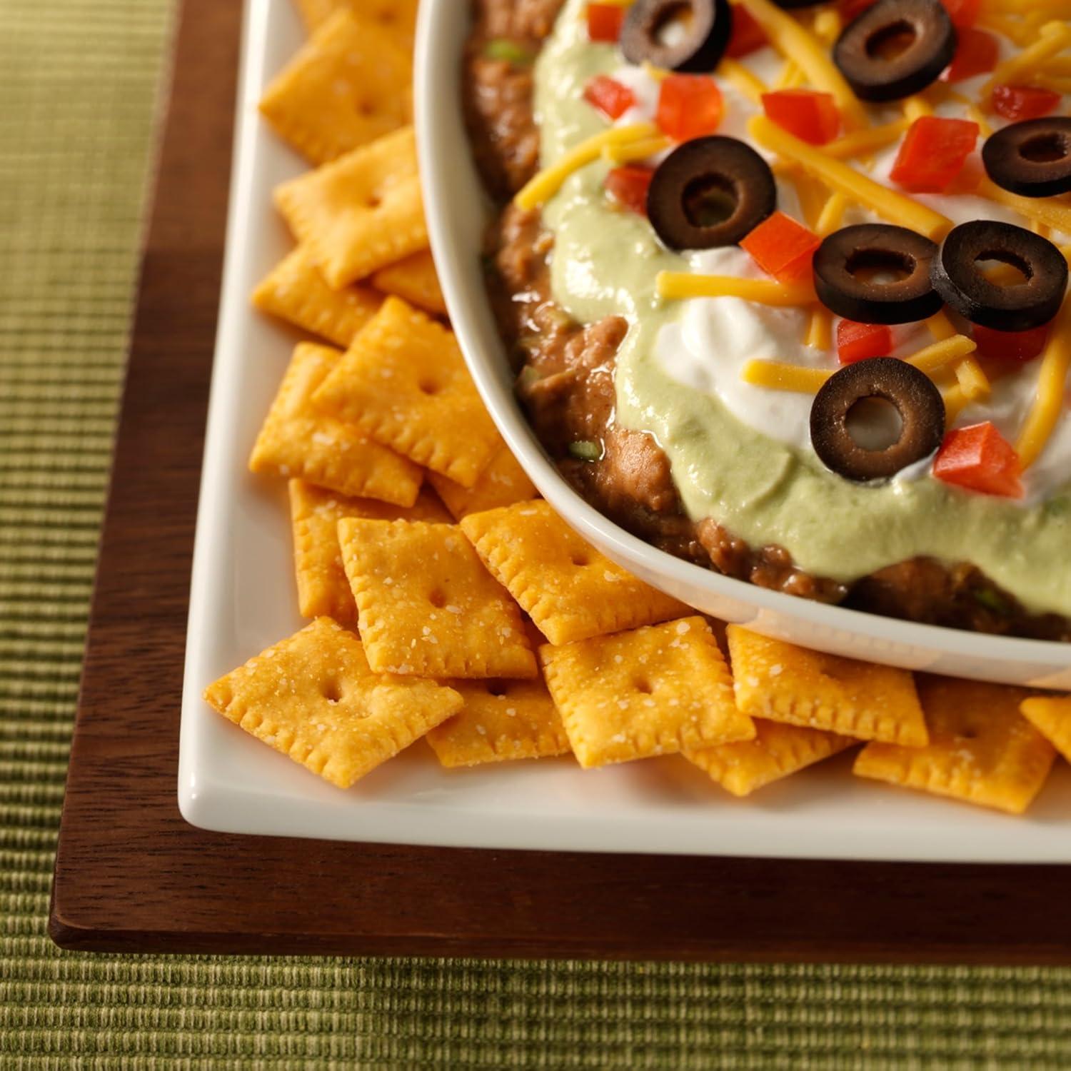 image:imageCheezIt Cheese Crackers Baked Snack Crackers Made with Whole Grain Original 175 PouchesCheddar Cheese
