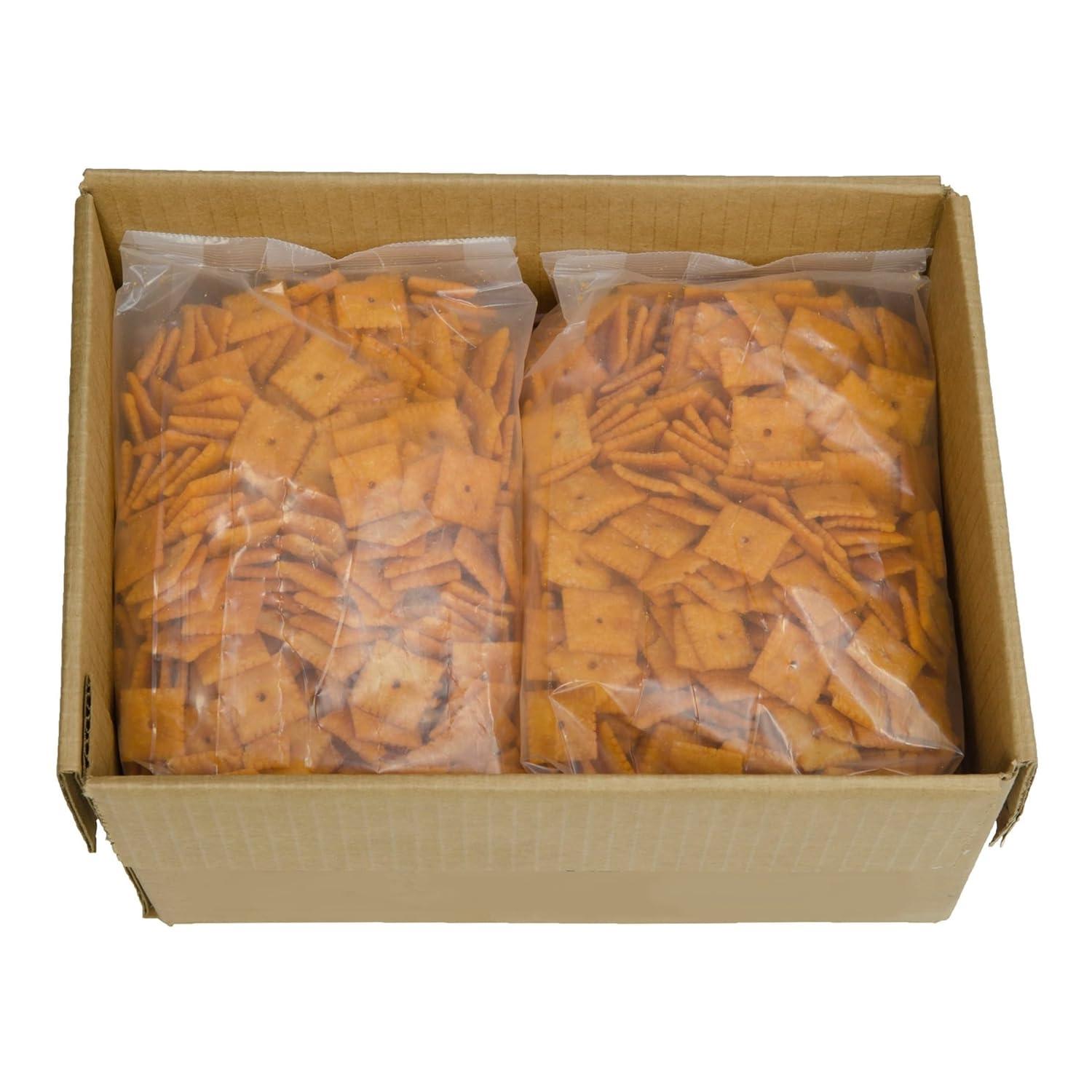 image:imageCheezIt Cheese Crackers Baked Snack Crackers Made with Whole Grain Original 175 PouchesCheddar Cheese