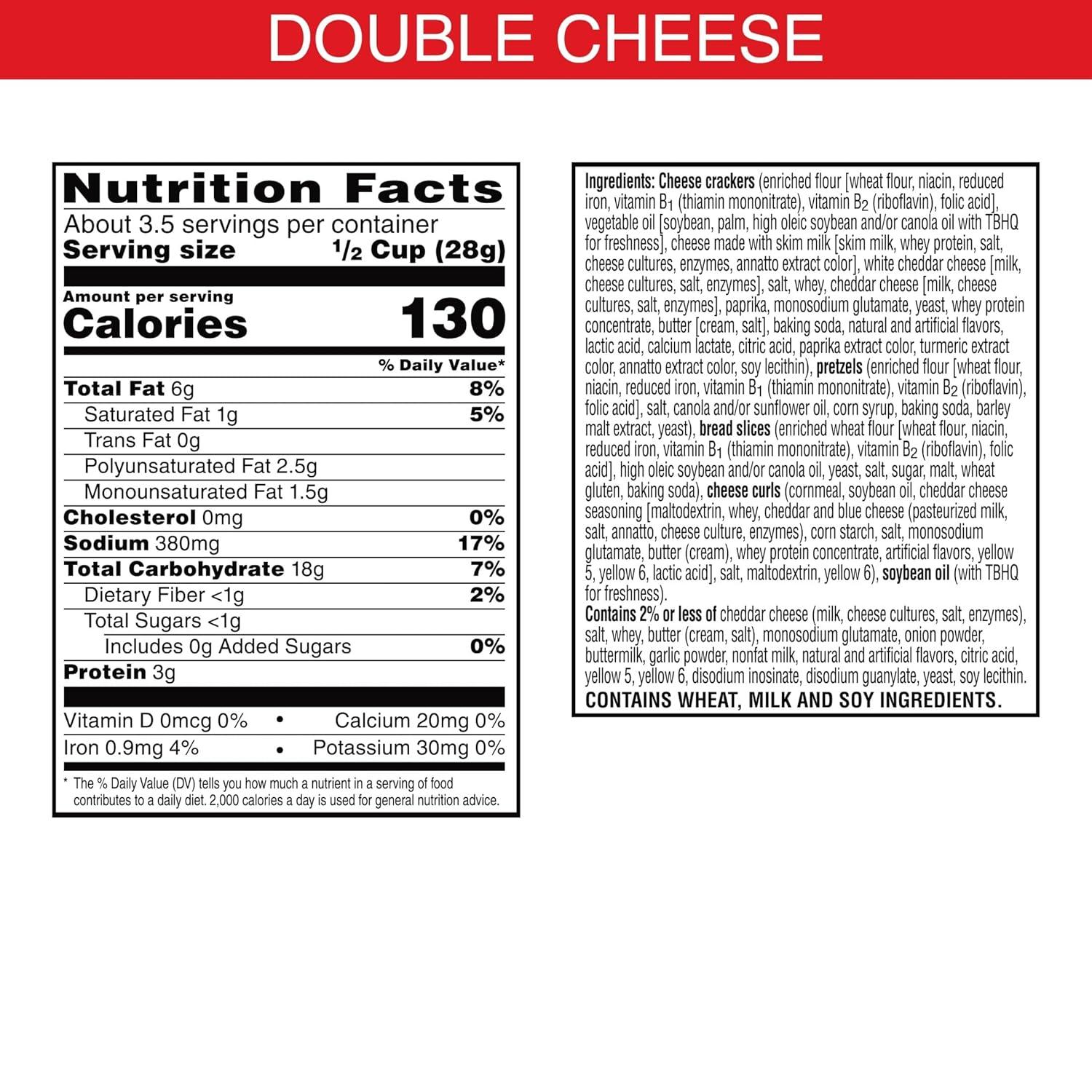 image:imageCheezIt Ultimate Snack Mix Salty Snacks Pantry Size 105oz Box 1 BoxDouble Cheese