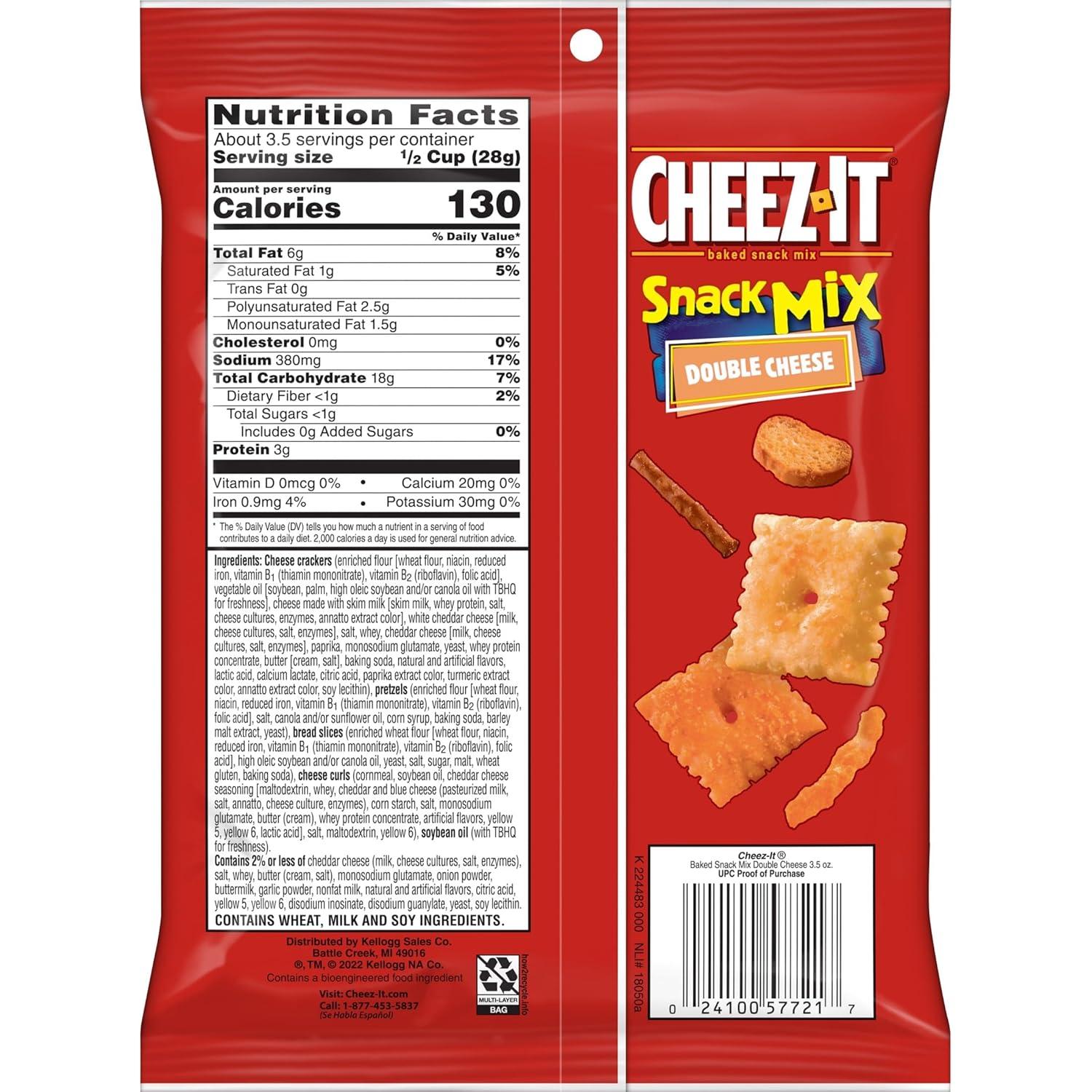 image:imageCheezIt Ultimate Snack Mix Salty Snacks Pantry Size 105oz Box 1 BoxDouble Cheese