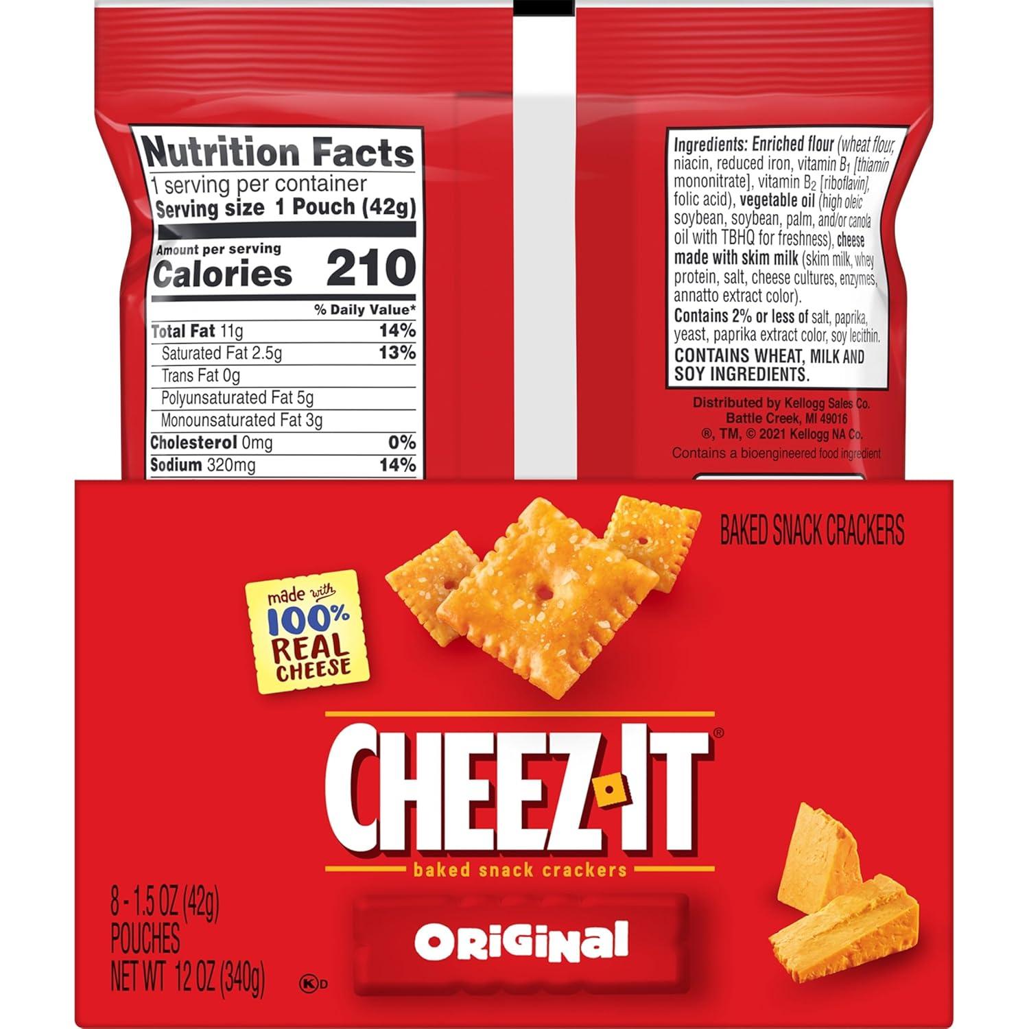 image:imageCheezIt Variety Pack Lunch Snacks Kids Snacks Original Flavors 24 PacksOriginal