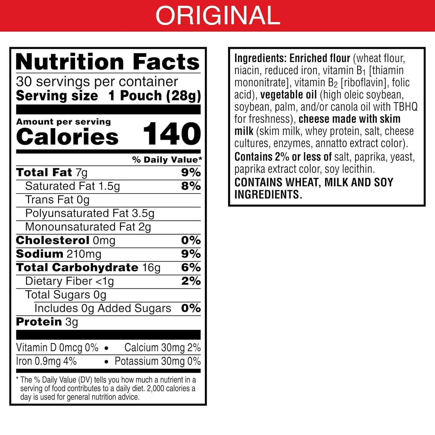 image:imageCheezIt Variety Pack Lunch Snacks Kids Snacks Original Flavors 24 PacksOriginal