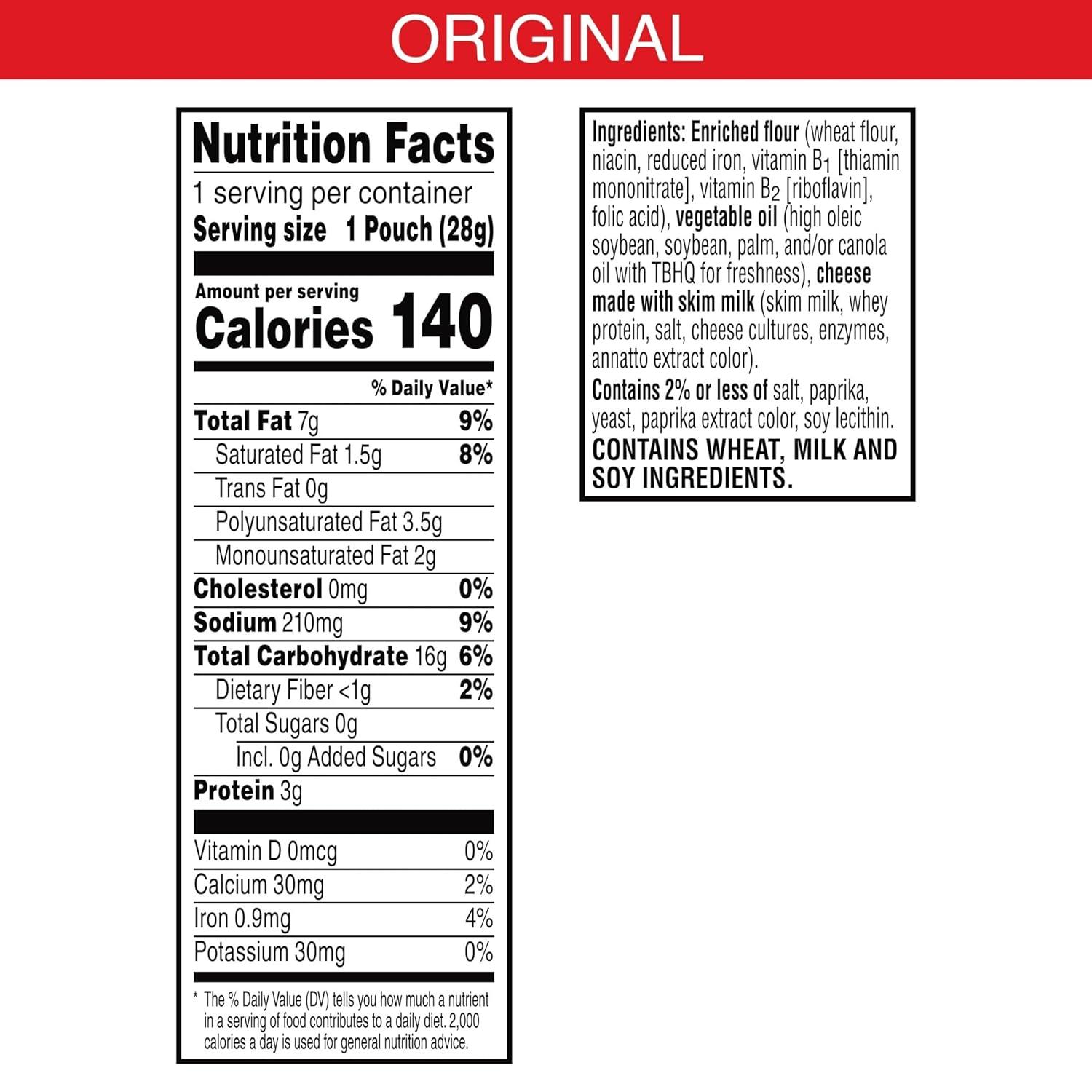 image:imageCheezIt Variety Pack Lunch Snacks Kids Snacks Original Flavors 24 PacksOriginal
