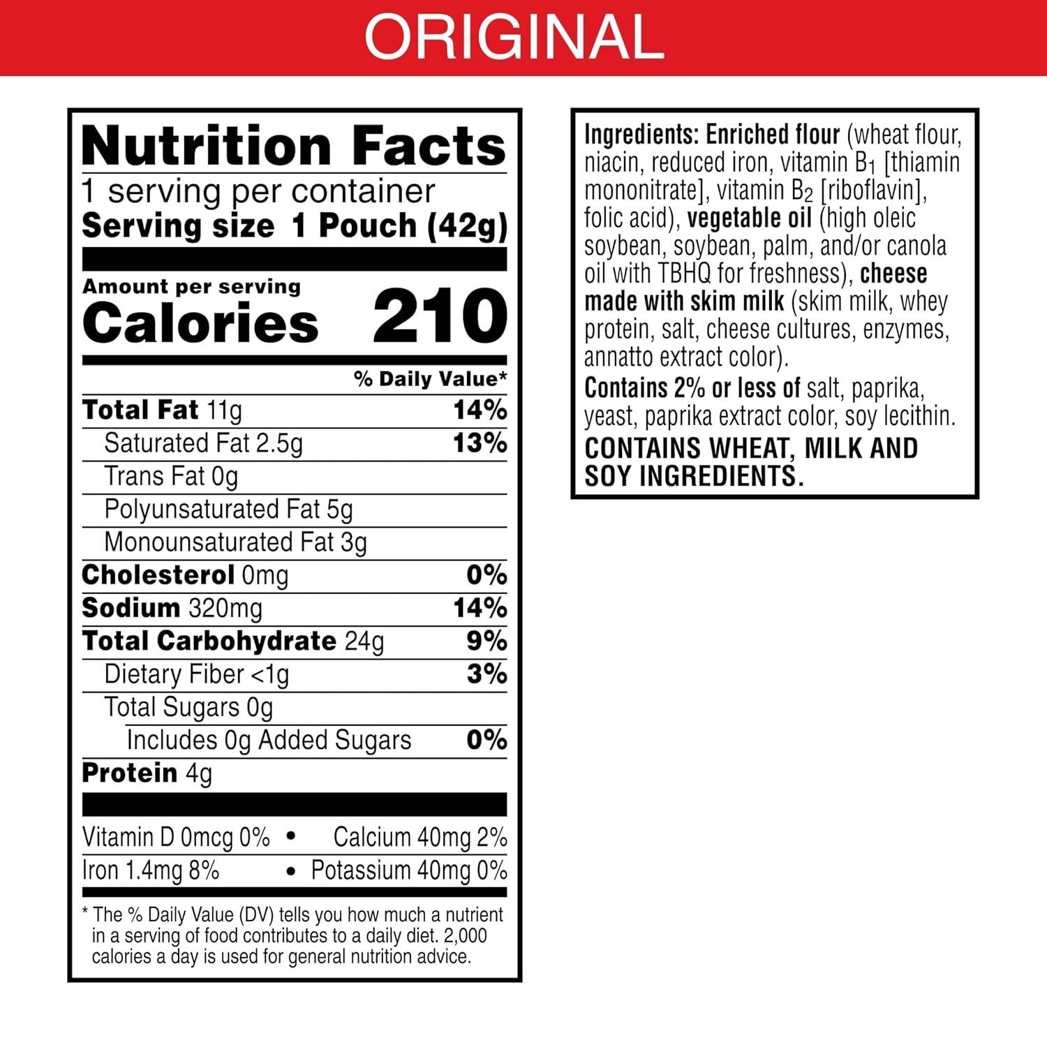 image:imageCheezIt Variety Pack Lunch Snacks Kids Snacks Original Flavors 24 PacksOriginal