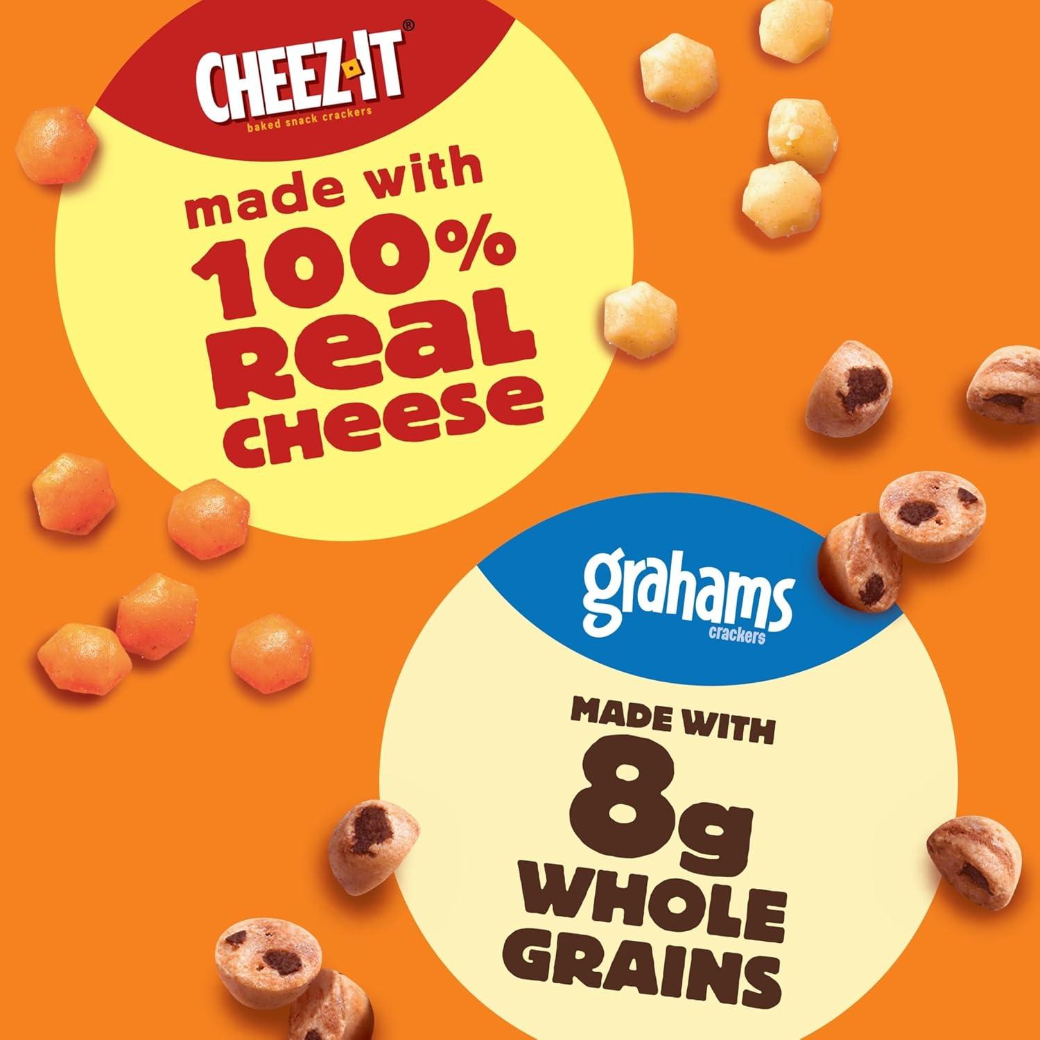 image:imageGripz Mini Baked Snack Crackers Sweet and Salty Snacks Variety Pack 11oz Box 12 PouchesVariety Pack